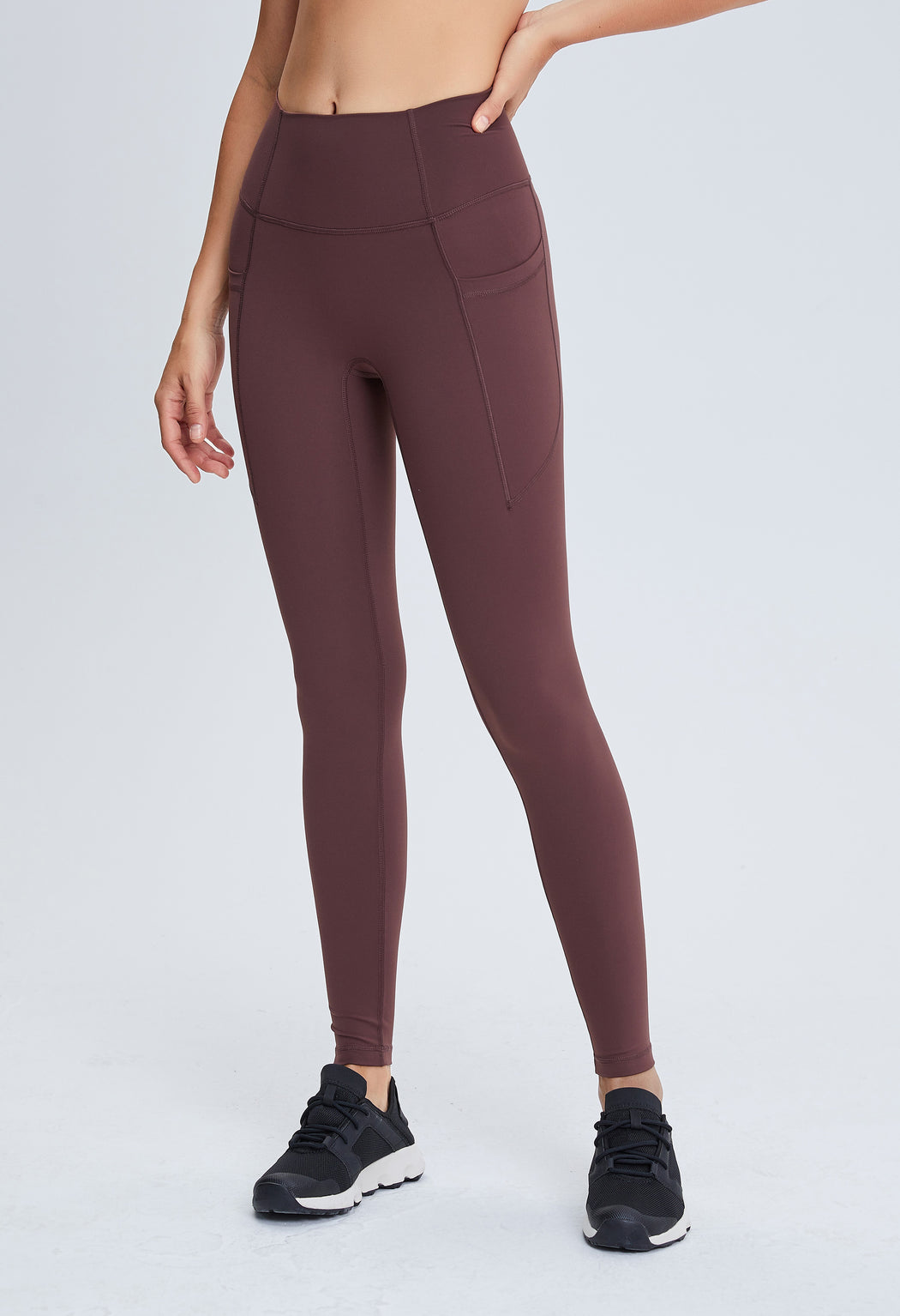 High Waist Go-Train Leggings With Sides Pockets | YOF Athletica
