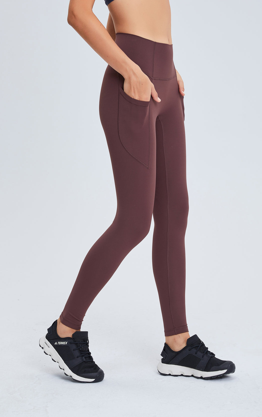 High Waist Go-Train Leggings With Sides Pockets | YOF Athletica
