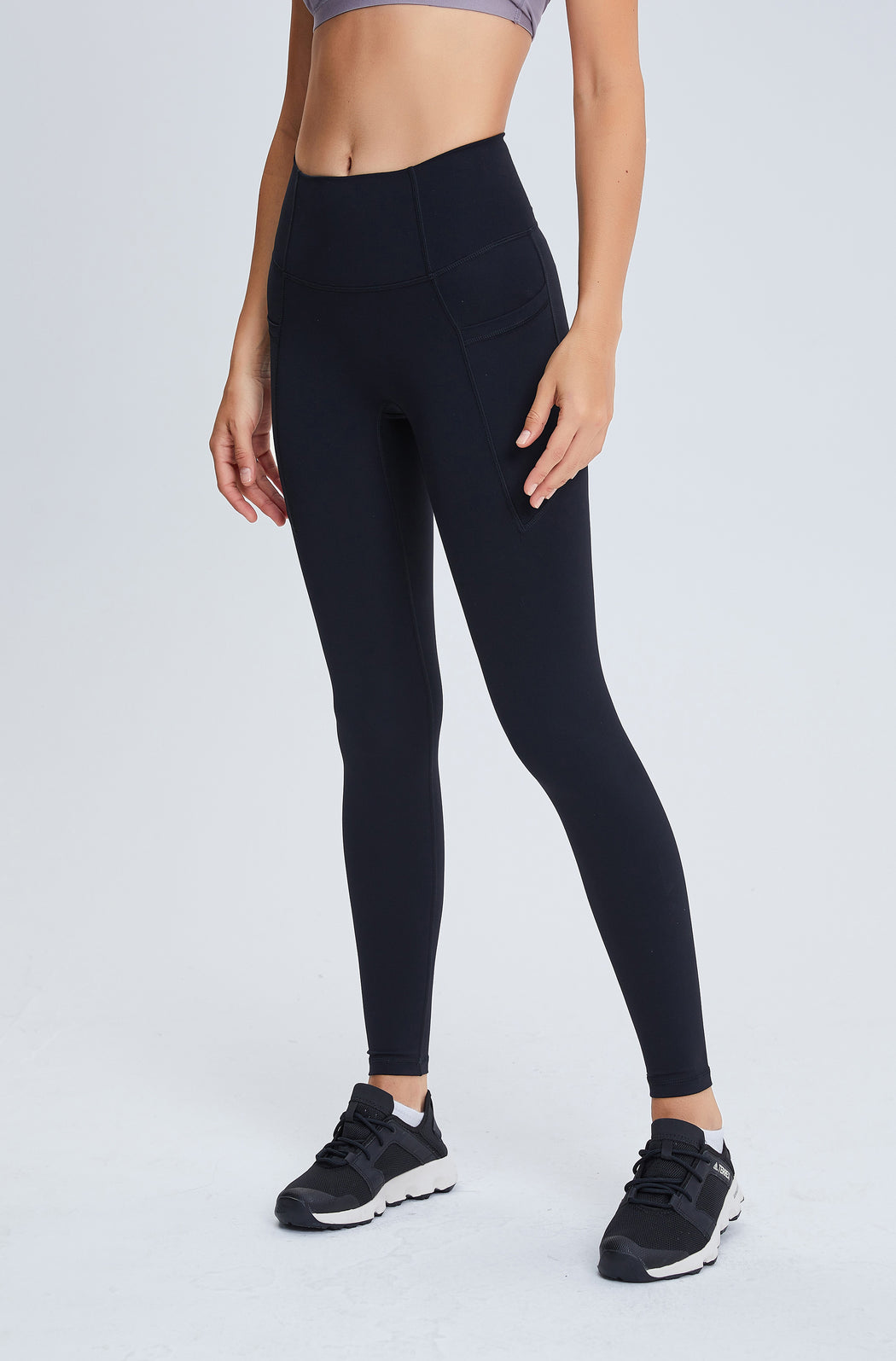 High Waist Go-Train Leggings With Sides Pockets | YOF Athletica