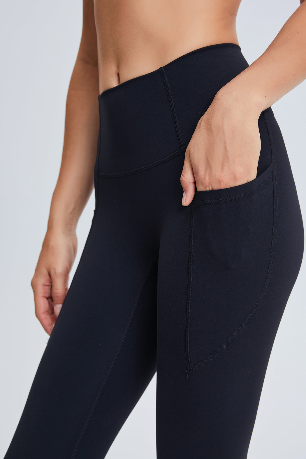 High Waist Go-Train Leggings With Sides Pockets | YOF Athletica
