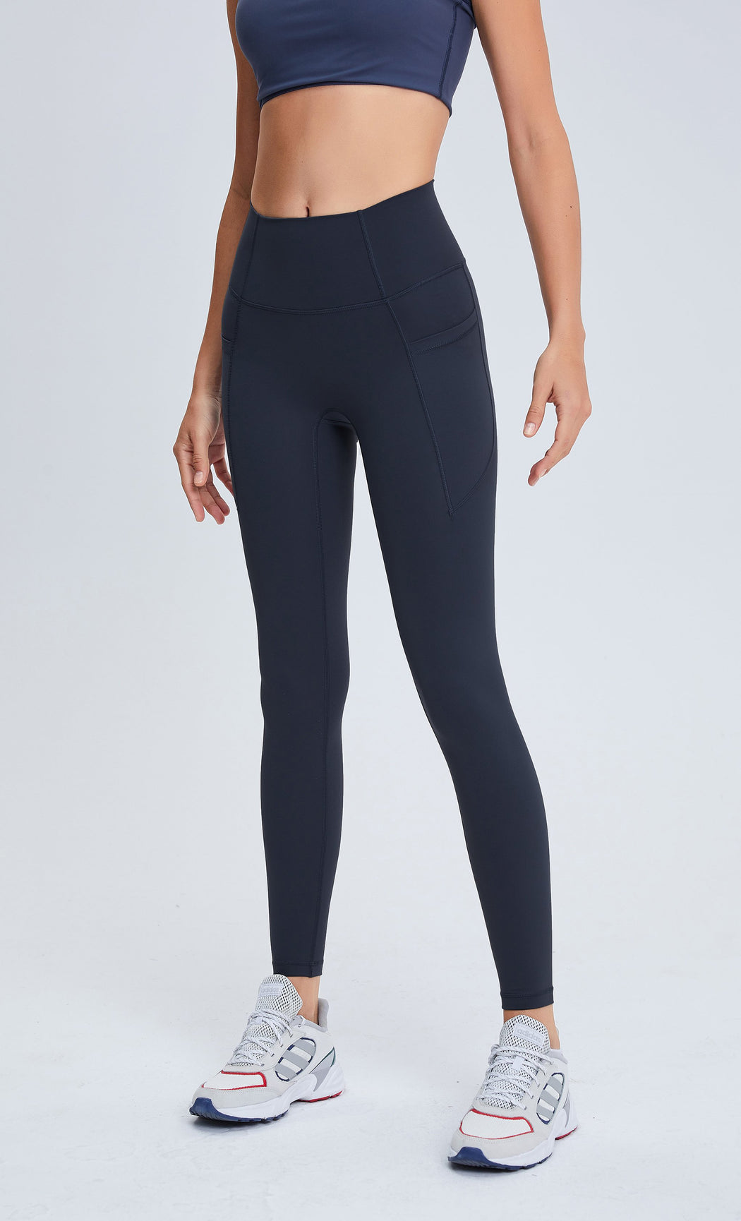 High Waist Go-Train Leggings With Sides Pockets | YOF Athletica