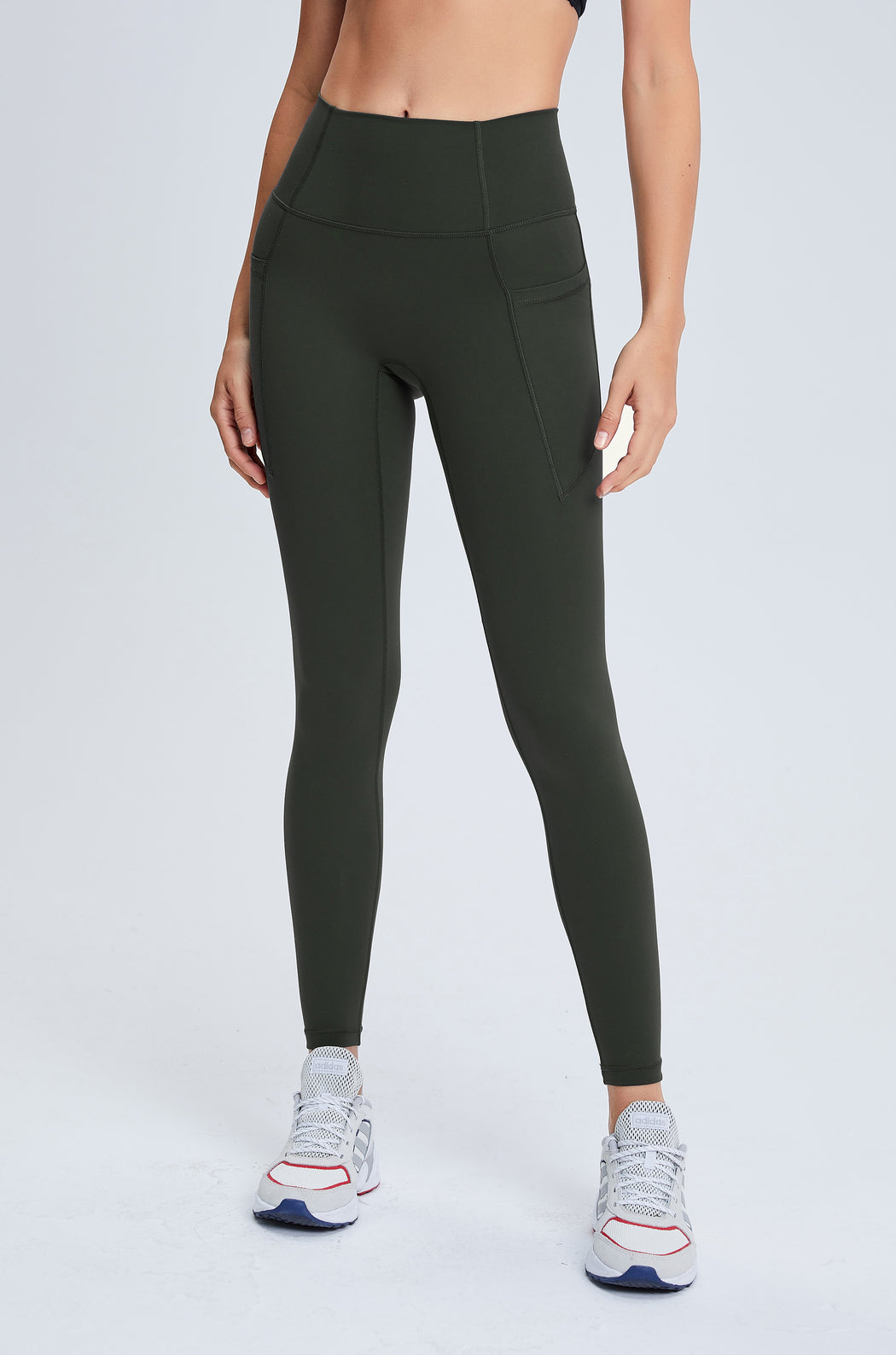High Waist Go-Train Leggings With Sides Pockets | YOF Athletica