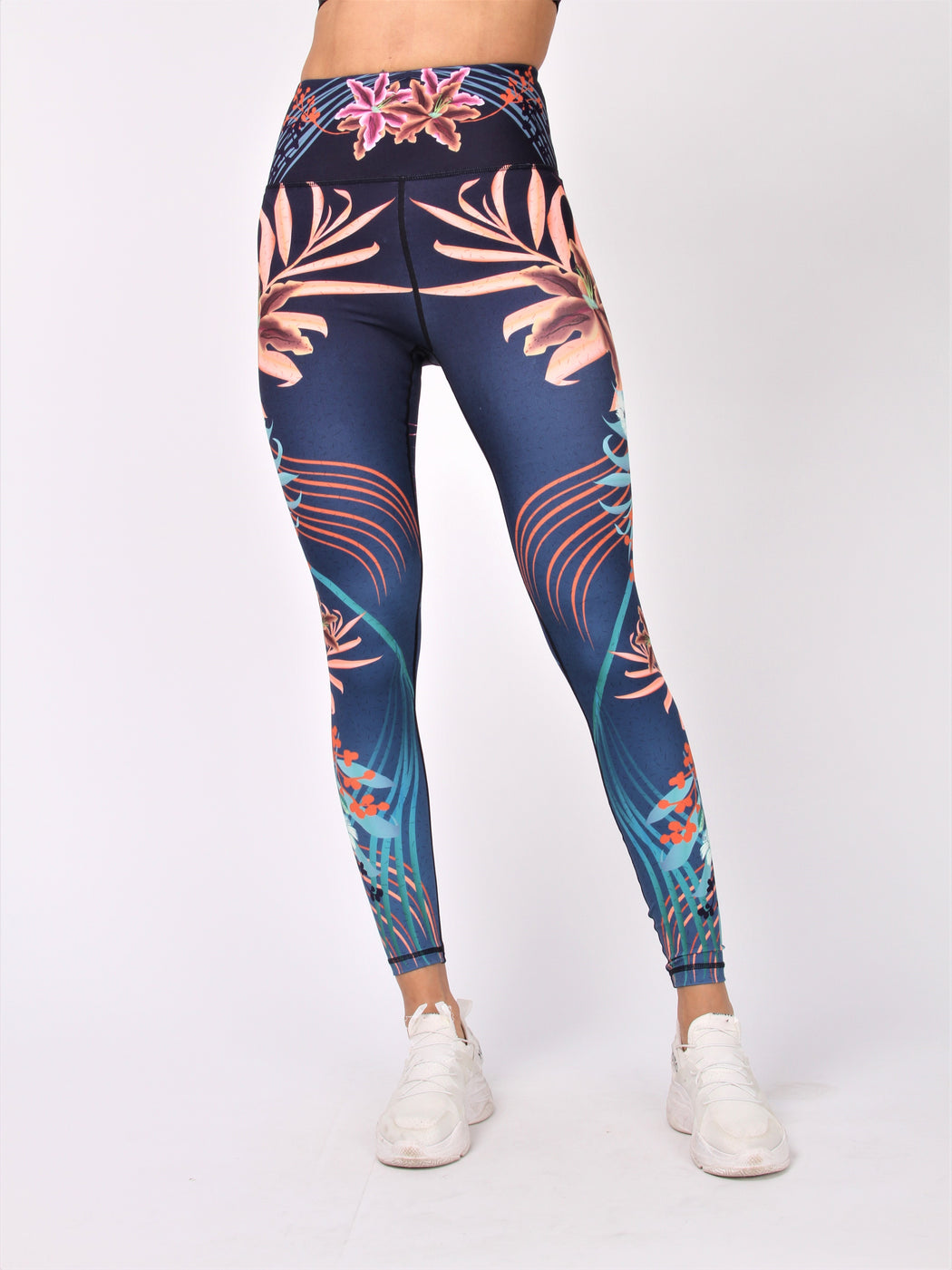 Sukha Tropical Floral Print High Waist Support Legging | YOF Athletica