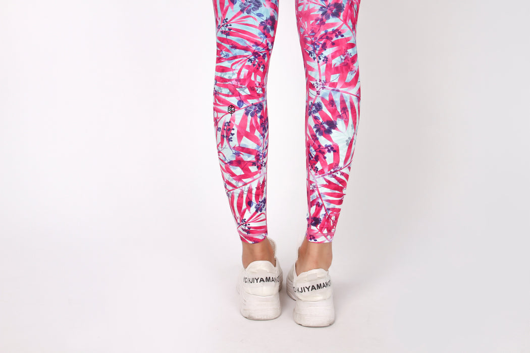 Citta Flora Print High Waist Legging | Women Activewear | YOF Athletica