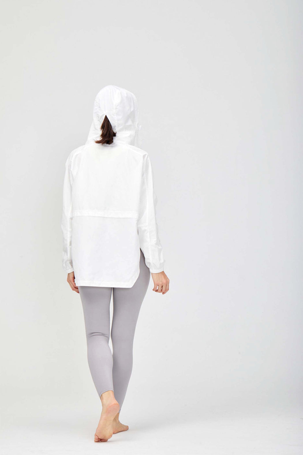 Sports Hooded Full Zip Top UV Protection Jackets