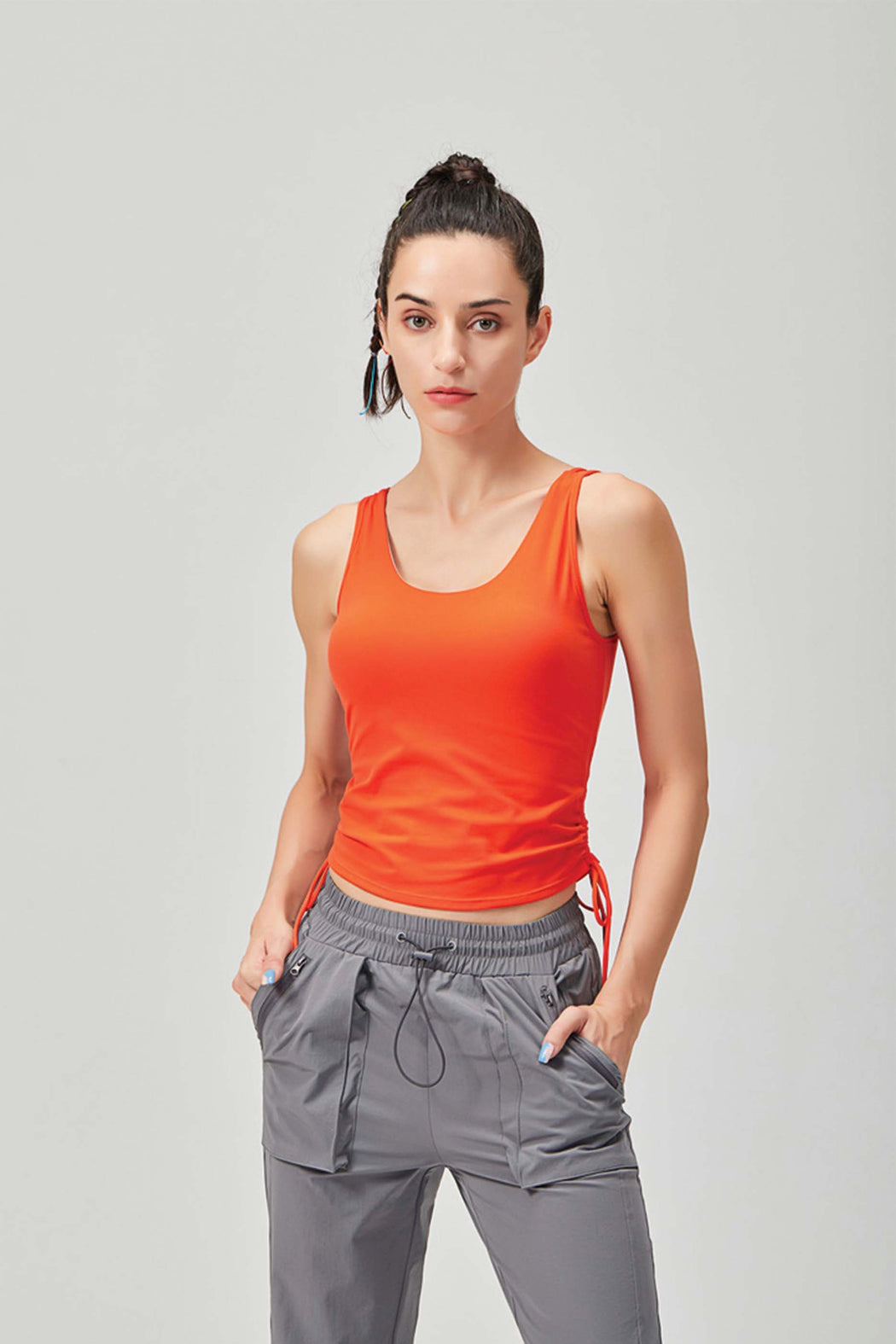 GLOW Drawstring Active Tanks