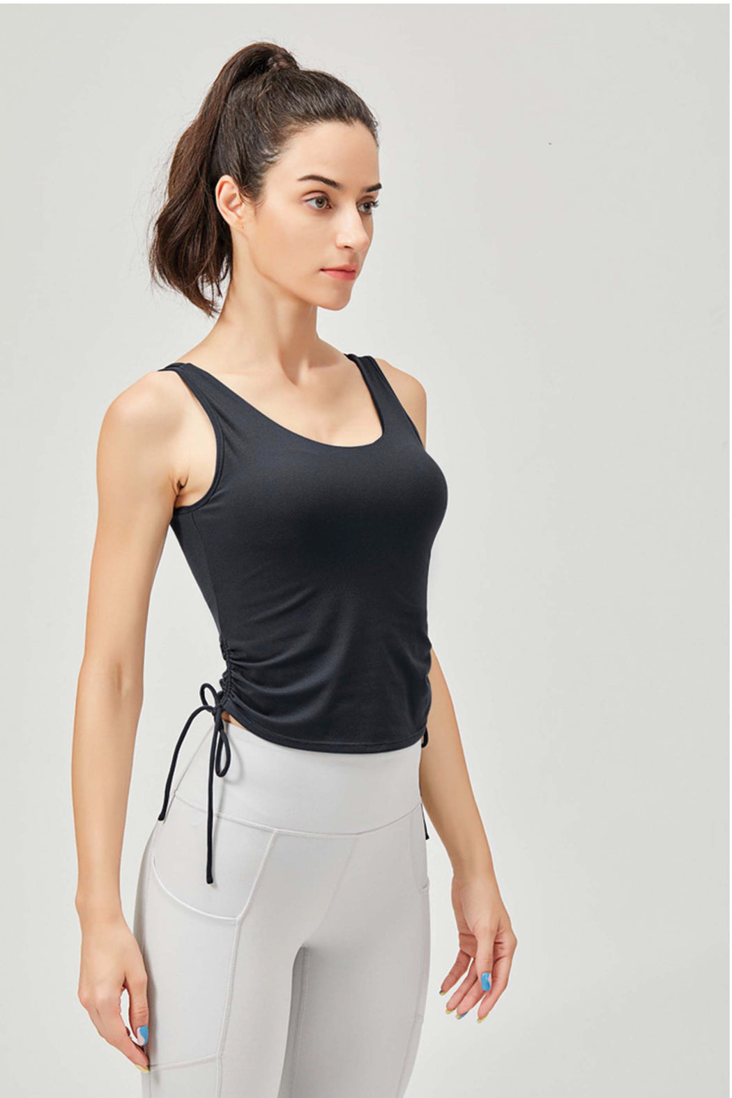 GLOW Drawstring Active Tanks