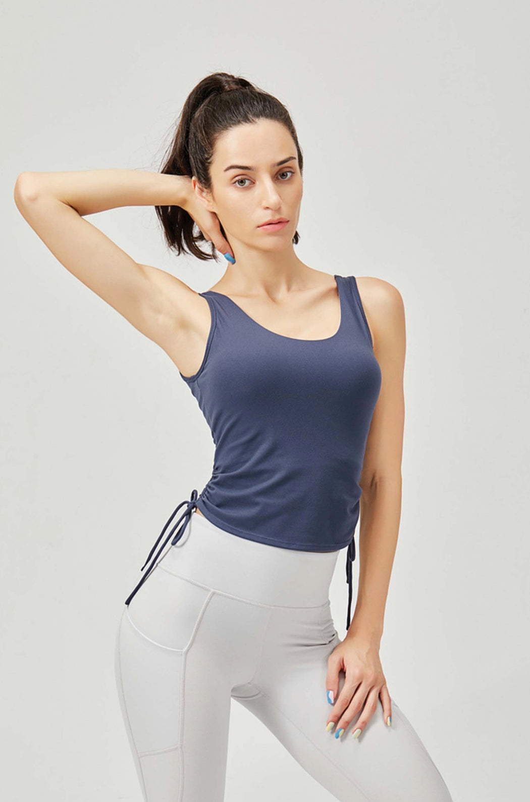 GLOW Drawstring Active Tanks