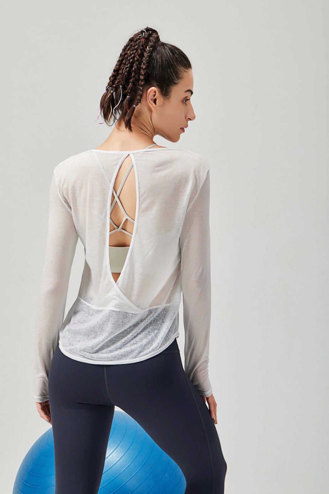 LUV Movement Open Back Long Sleeve Shirts (Actigard - Anti-Mosquito Innovative Fabric)