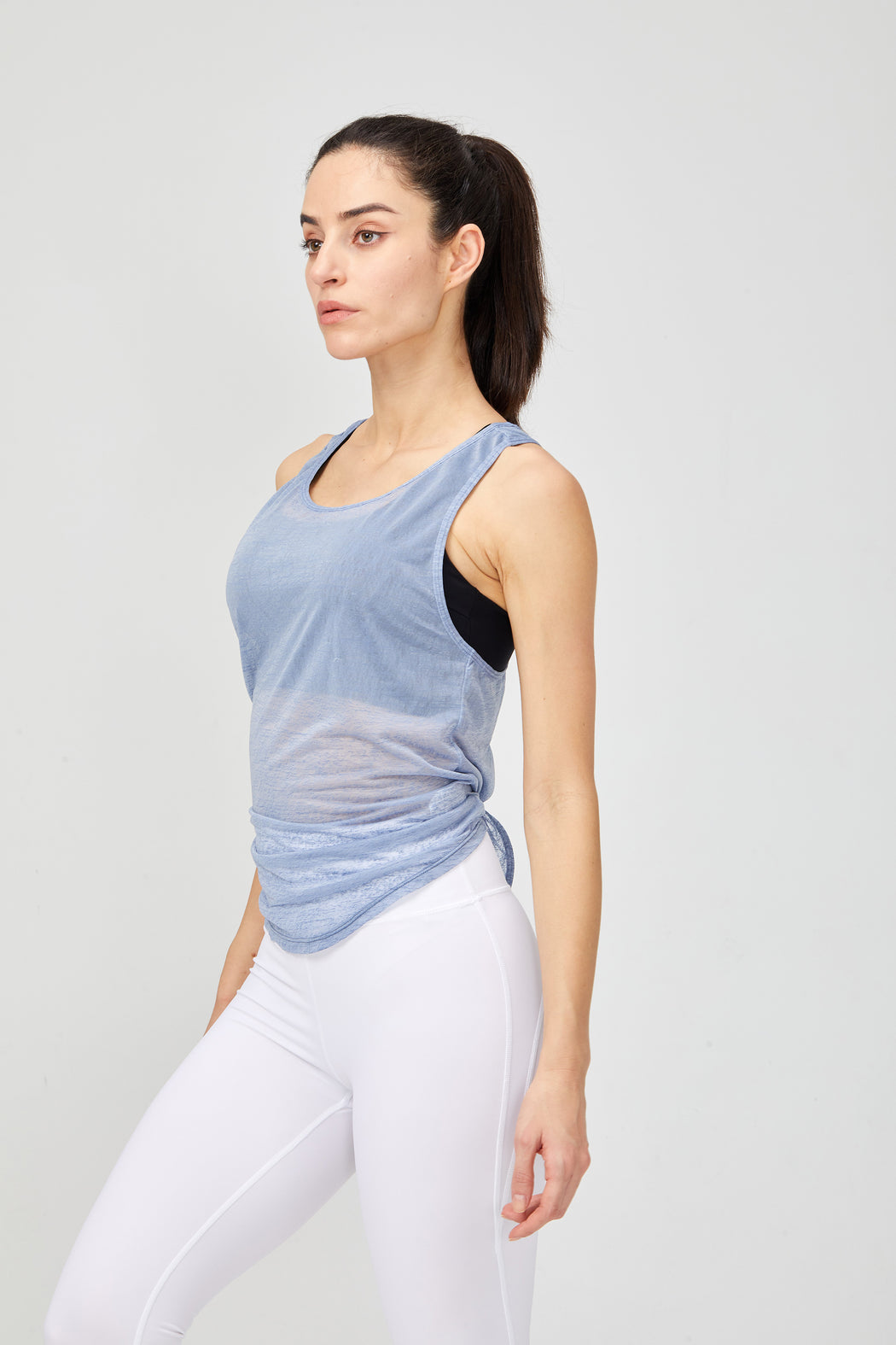 LUV Freedom Sleeveless Tie-Back Tank Tops (Actigard - Anti-Mosquito Innovative Fabric)