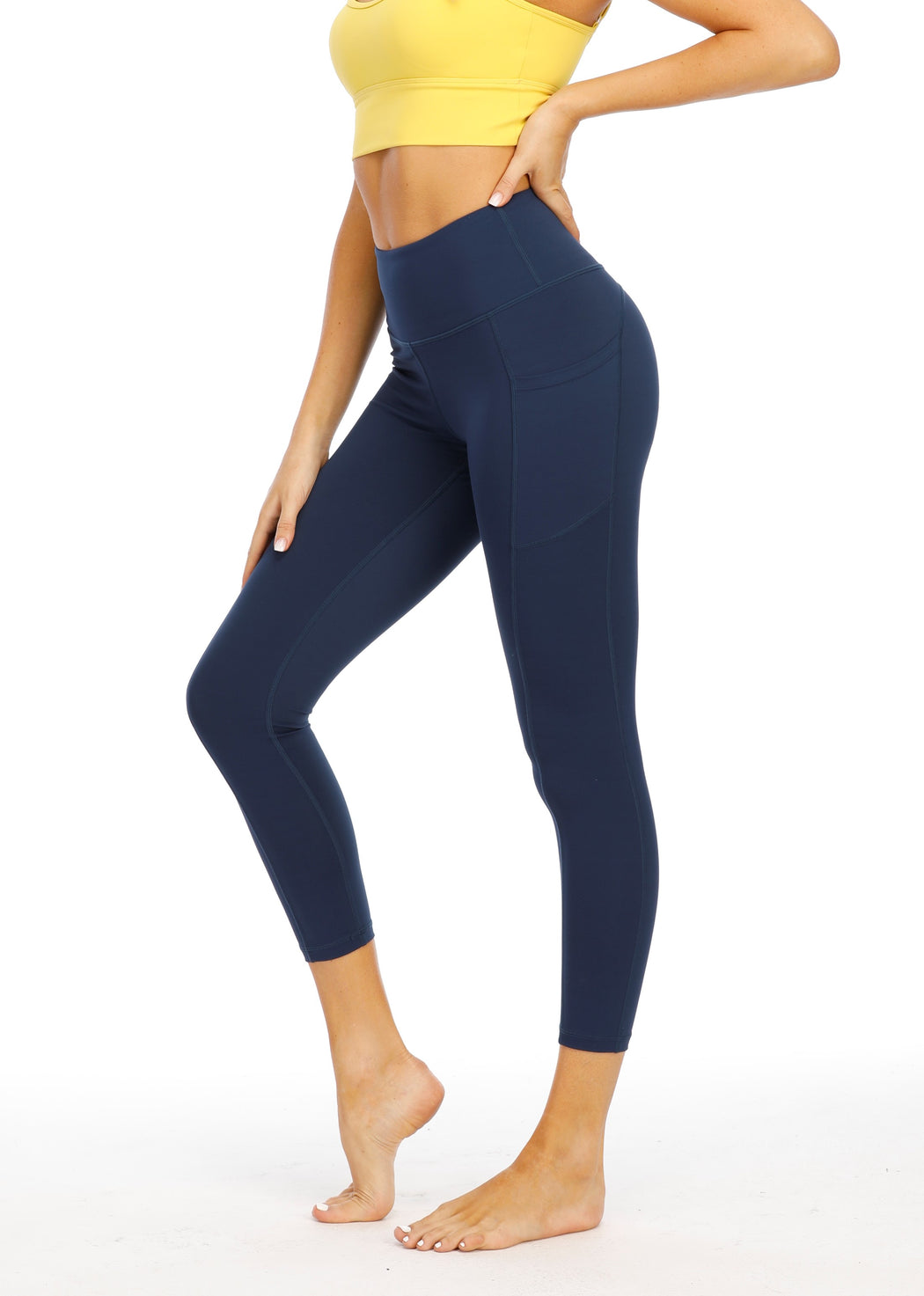 Dhyāna Midnight Blue Pockets Leggings