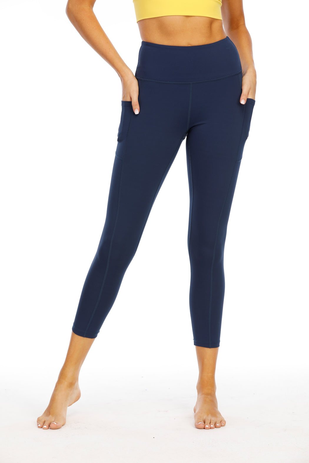 Dhyāna Midnight Blue Pockets Leggings