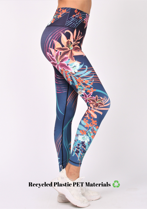 Sukha Tropical Floral Print High Waist Support Legging