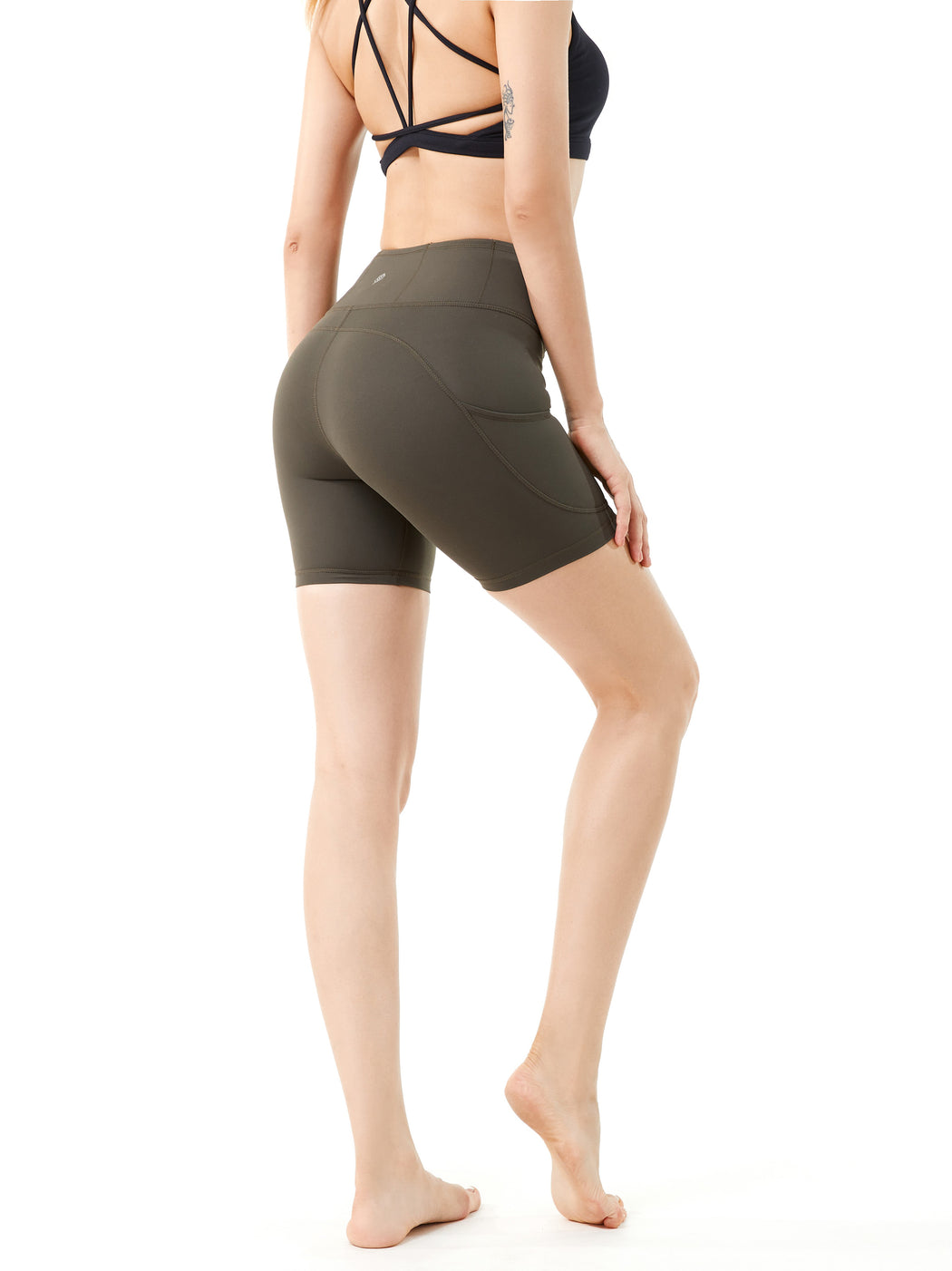 High-Waist Runner Short 6" Inseam with Pockets | YOF Athletica