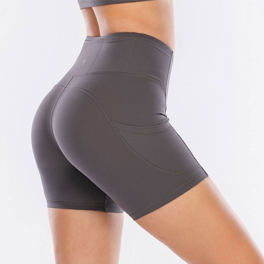 High-Waist Runner Short 6" Inseam w Pockets