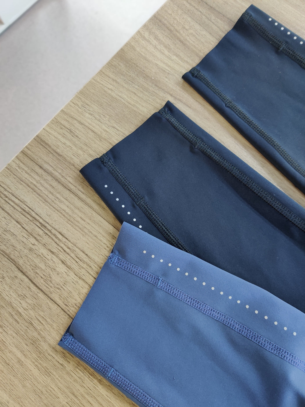 High Waist Adjustable Length Breathe Leggings Navy Blue