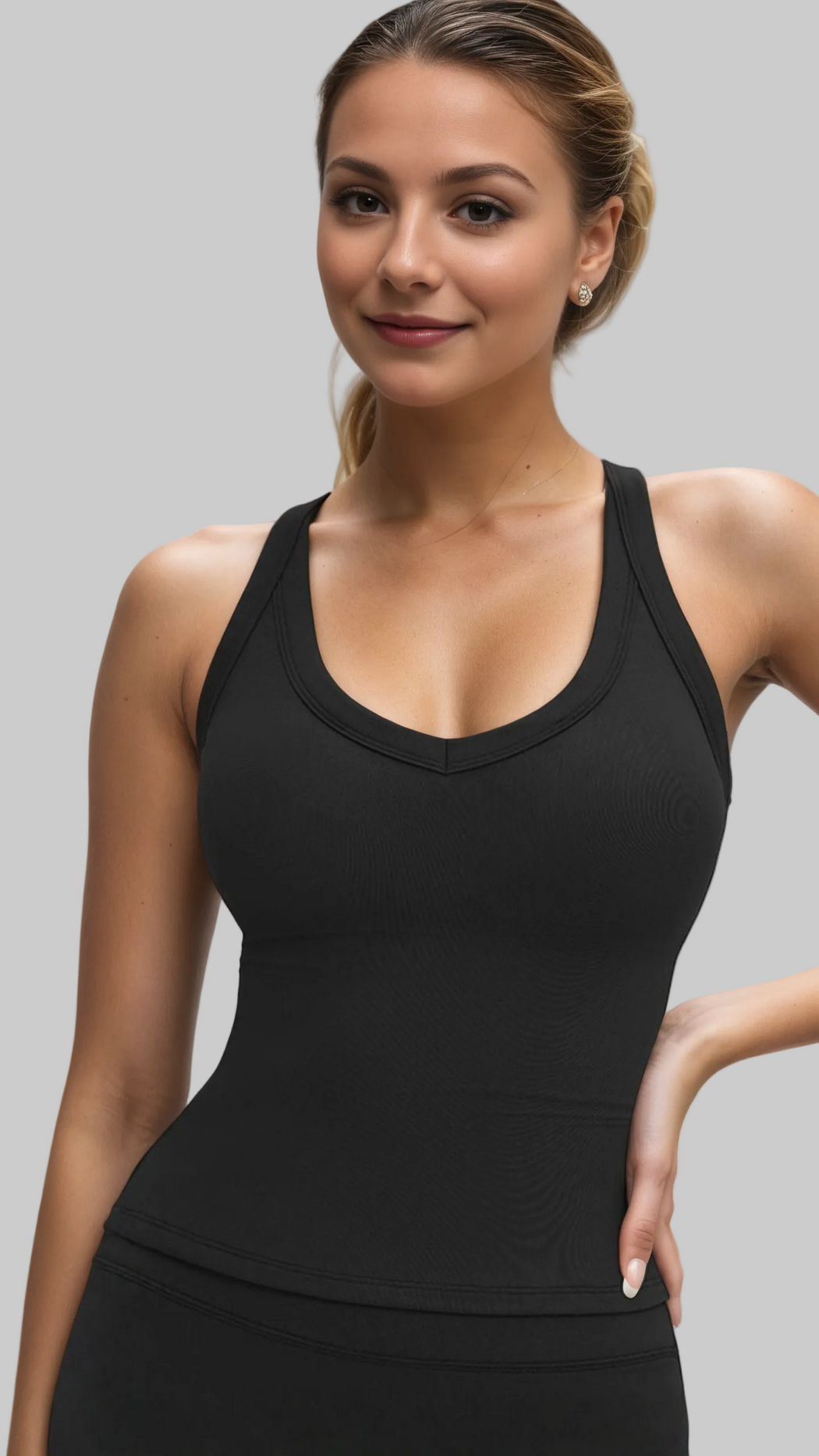 Scarlet Flow Cross-Back Tank