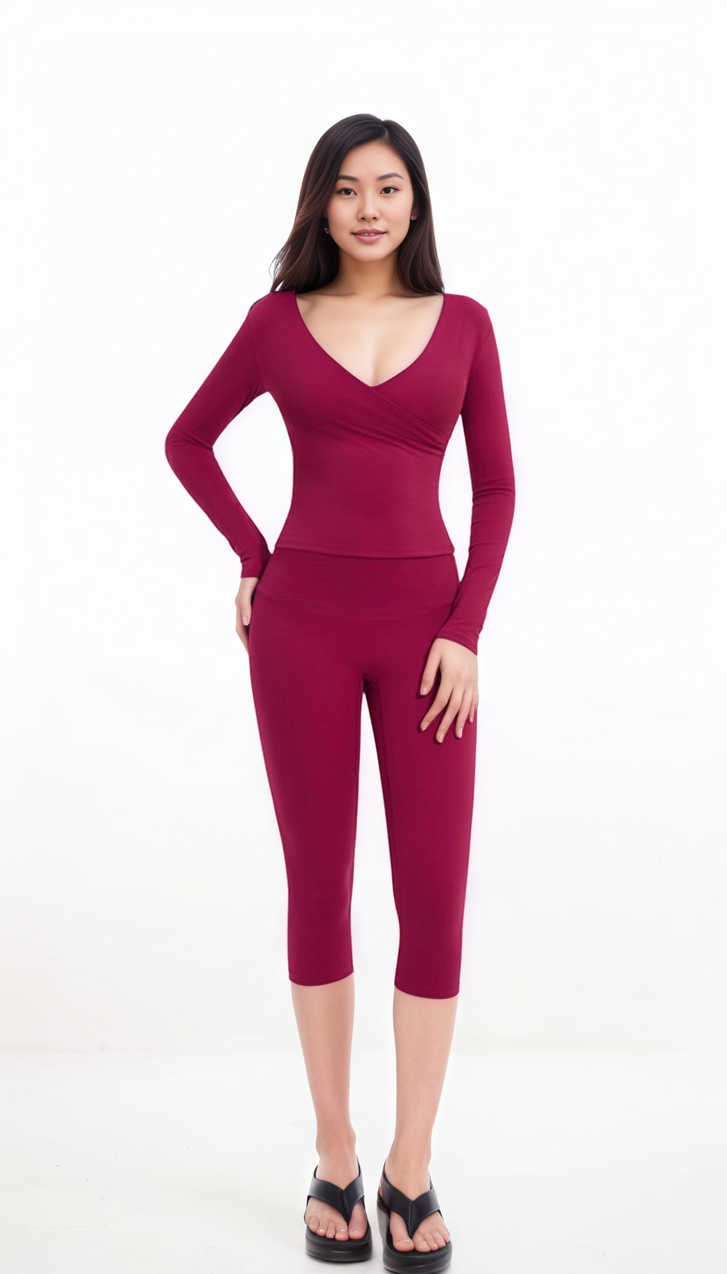 Lune Capri Leggings  (3/4 Length)