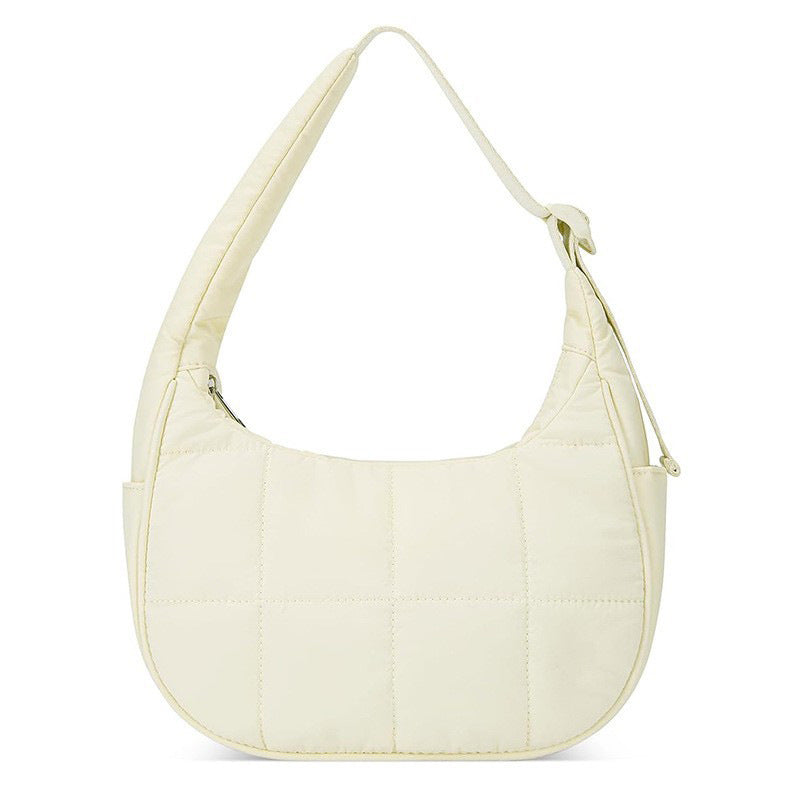 PuffGo Quilted Shoulder Tote