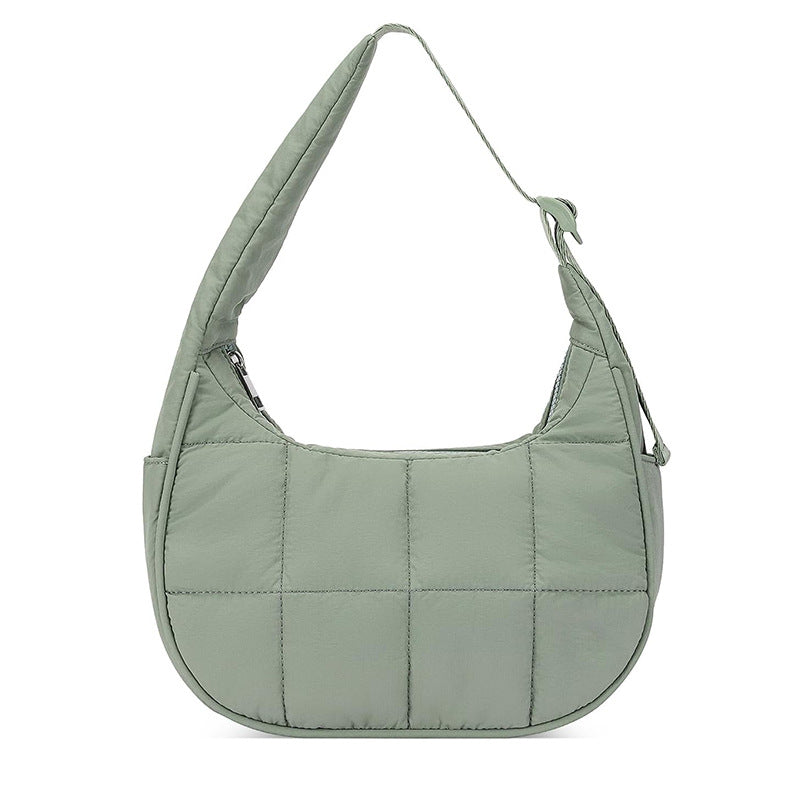 PuffGo Quilted Shoulder Tote