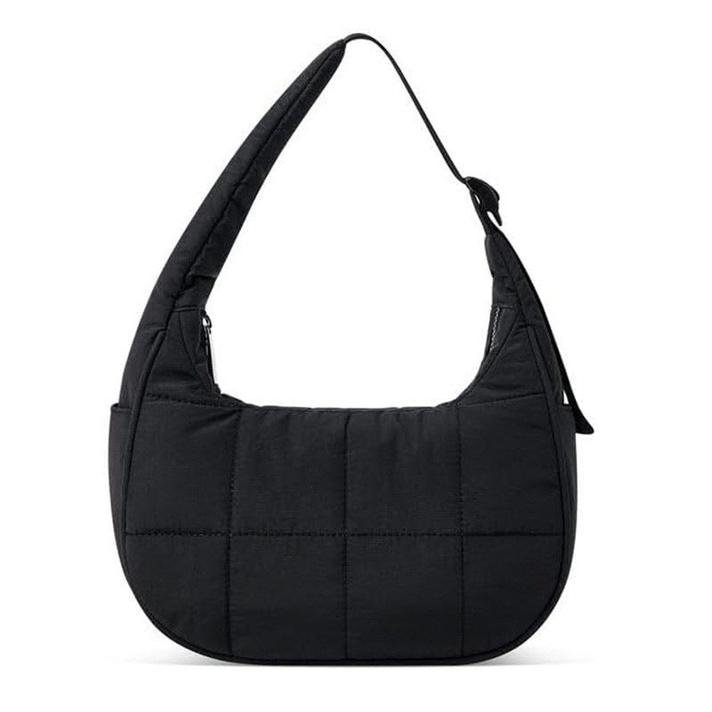 PuffGo Quilted Shoulder Tote