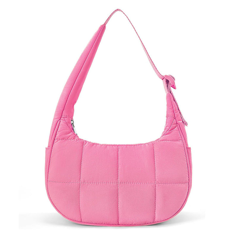 PuffGo Quilted Shoulder Tote