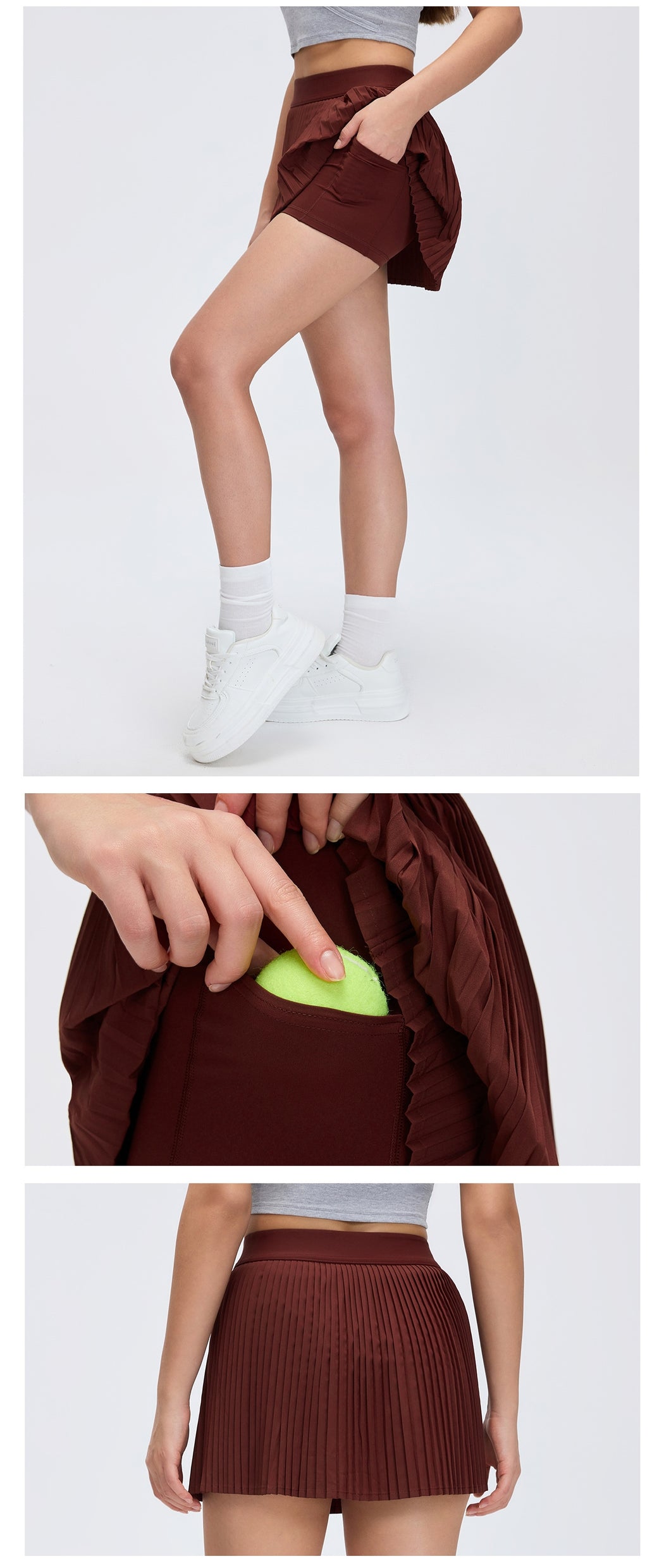 Swift Pleated Basic Skorts