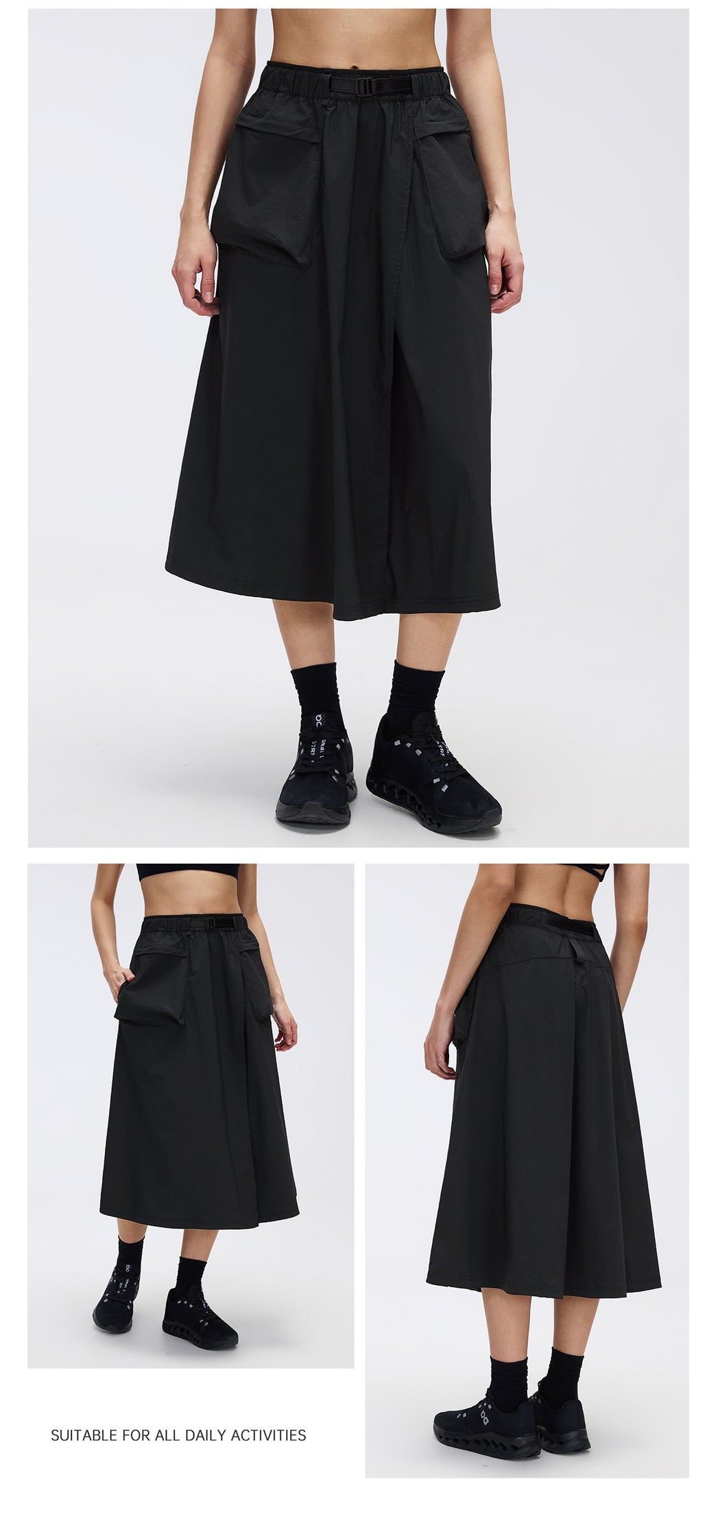AEROFLOW Utility Midi Skort