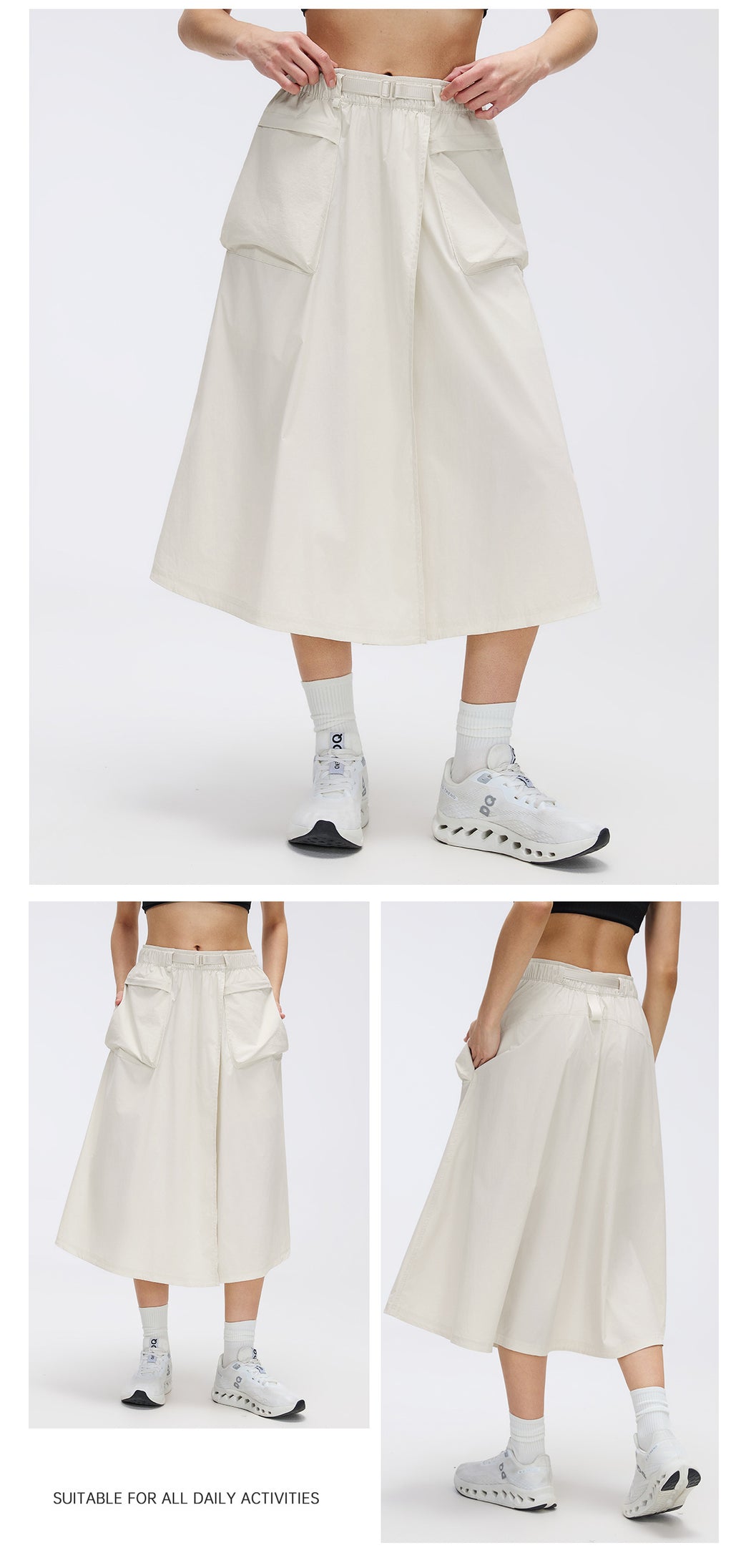 AEROFLOW Utility Midi Skort