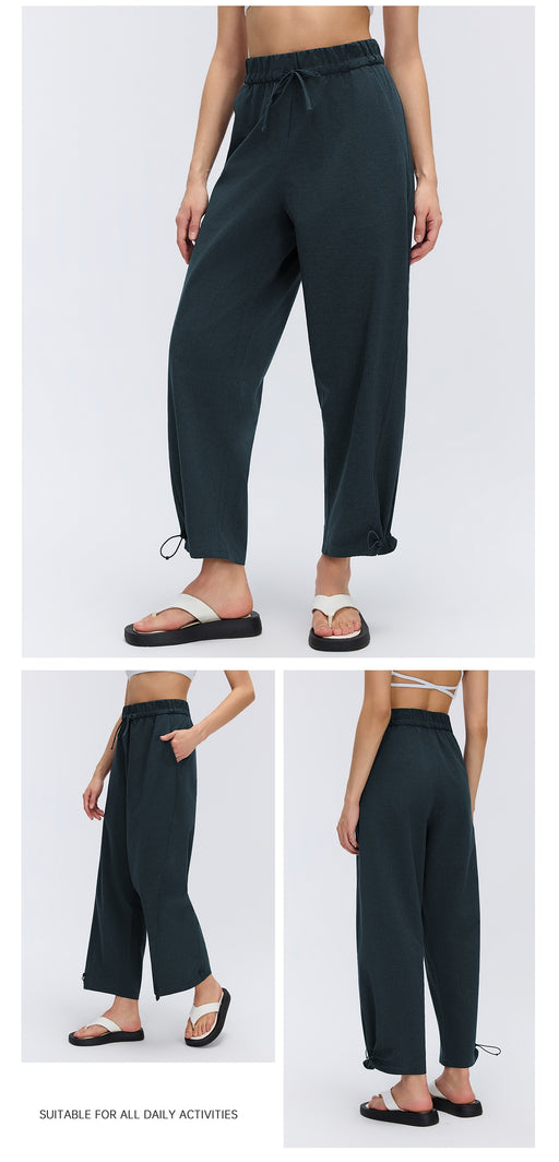 Verdant Drift Wide-Leg