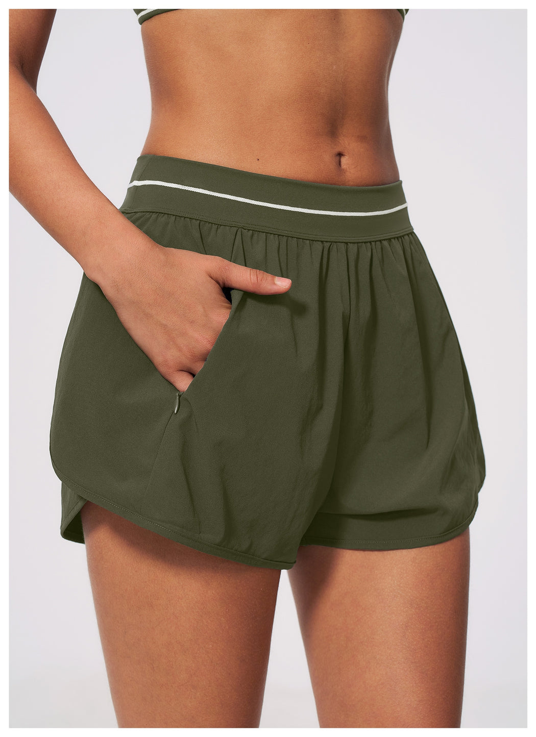 Elvara Quick-Dry Sports Shorts