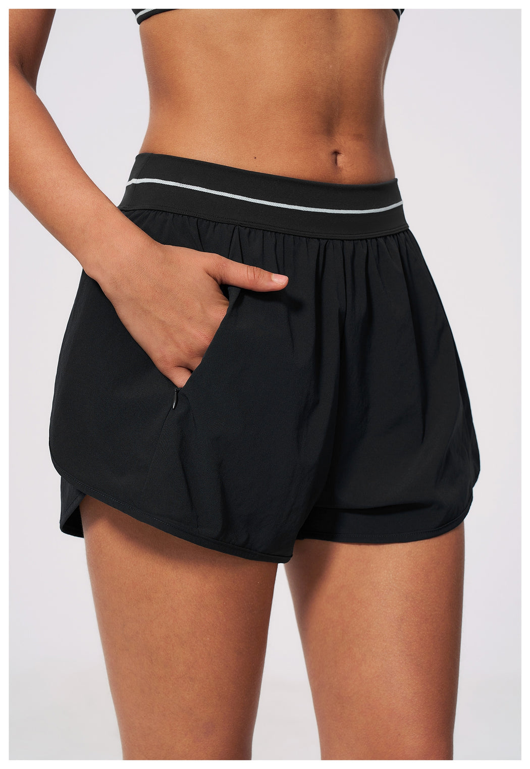 Elvara Quick-Dry Sports Shorts