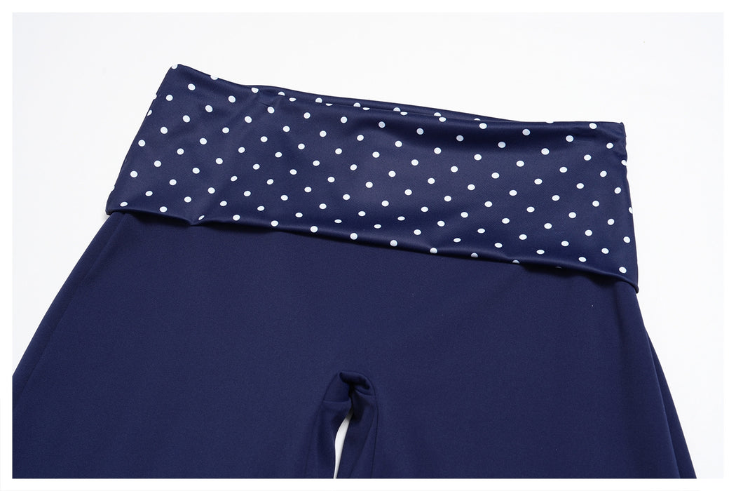 Maris Fold-Over Wide-Leg Pants