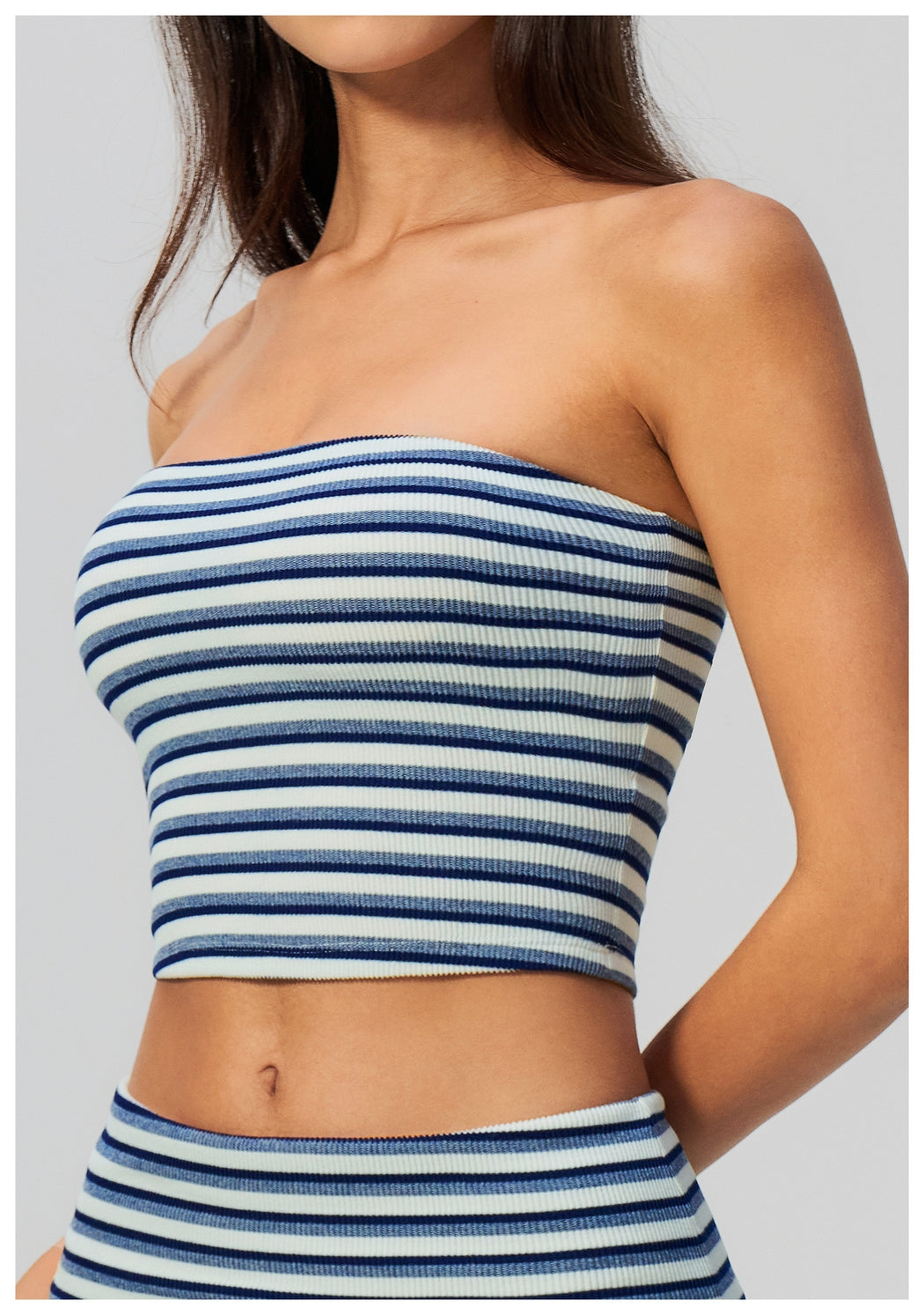 Mimi Stripe Bandeau Top