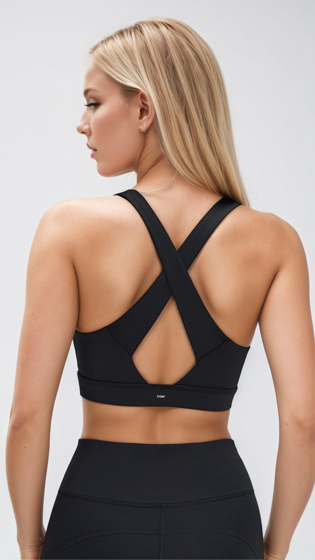 AireLuxe Sculpt Cross-Back Sports Bra