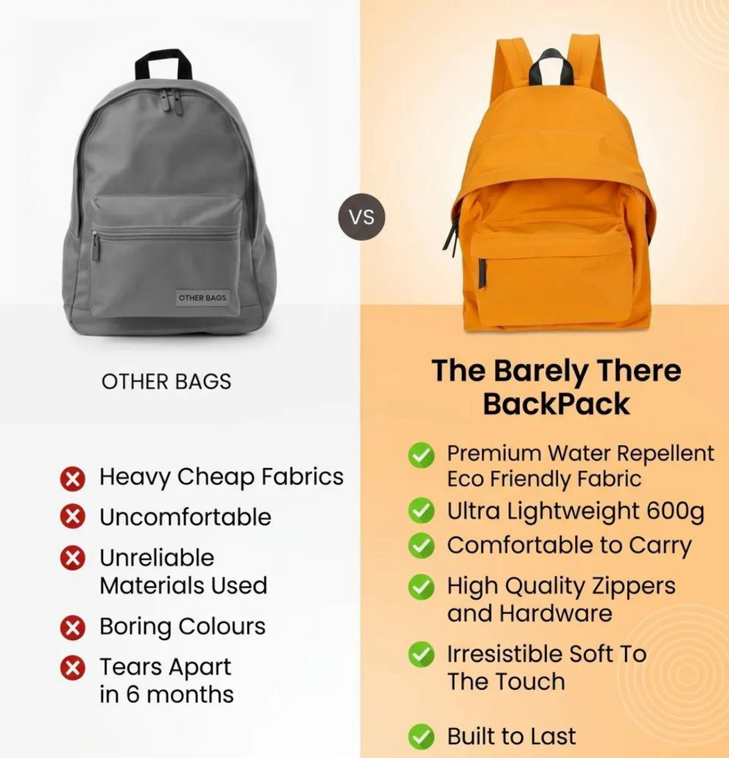 The Barely There BackPack
