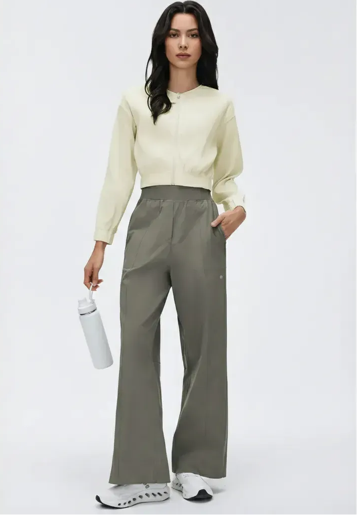 PureMove High Waist Wide-Leg Pants