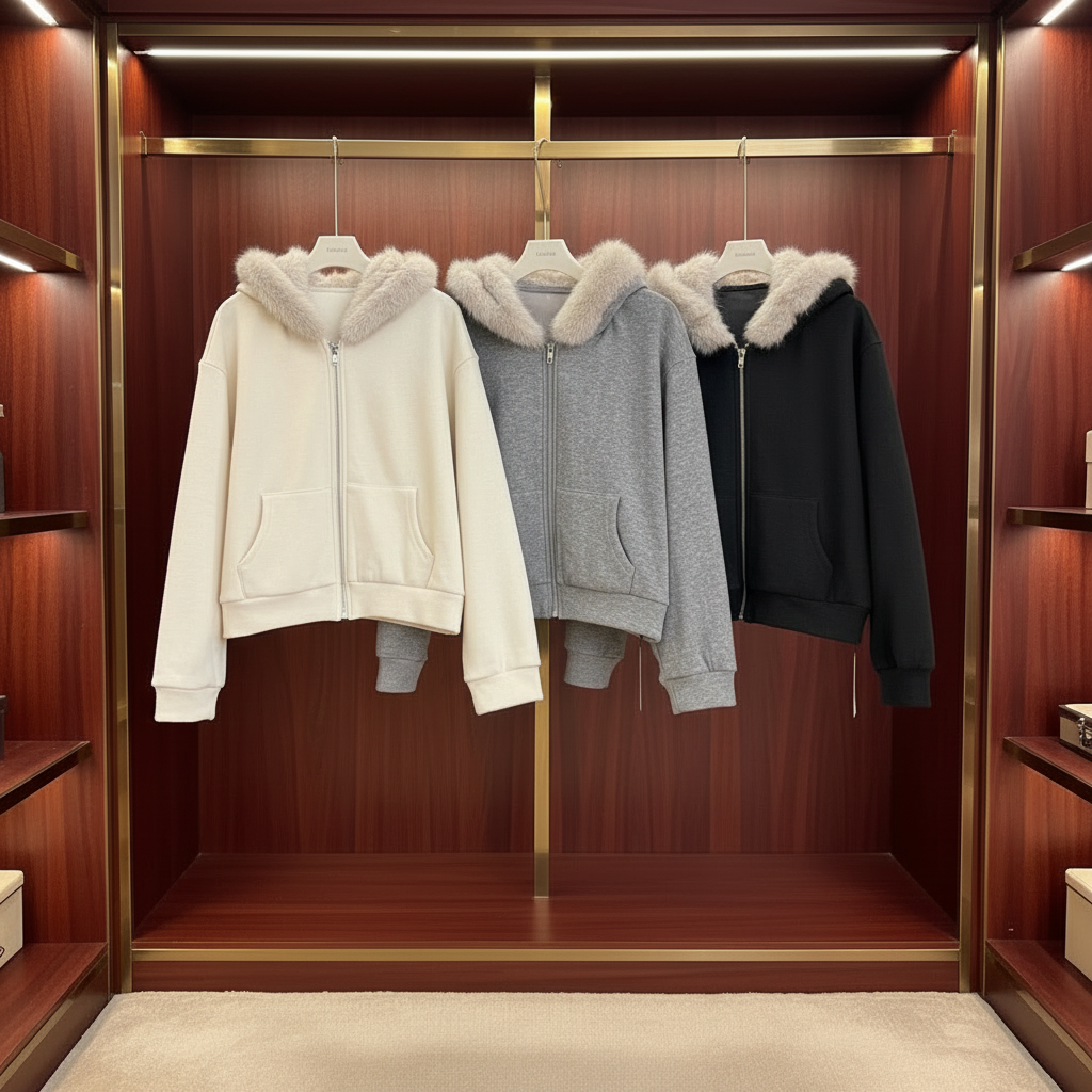 Velouria Hooded Jacket