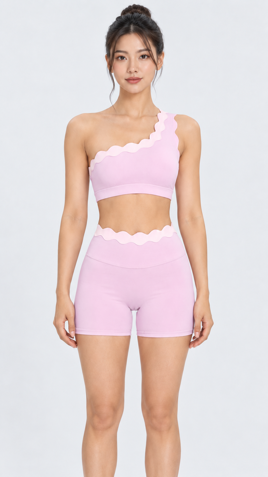 Ondine Scallop Tank & Shorts Set