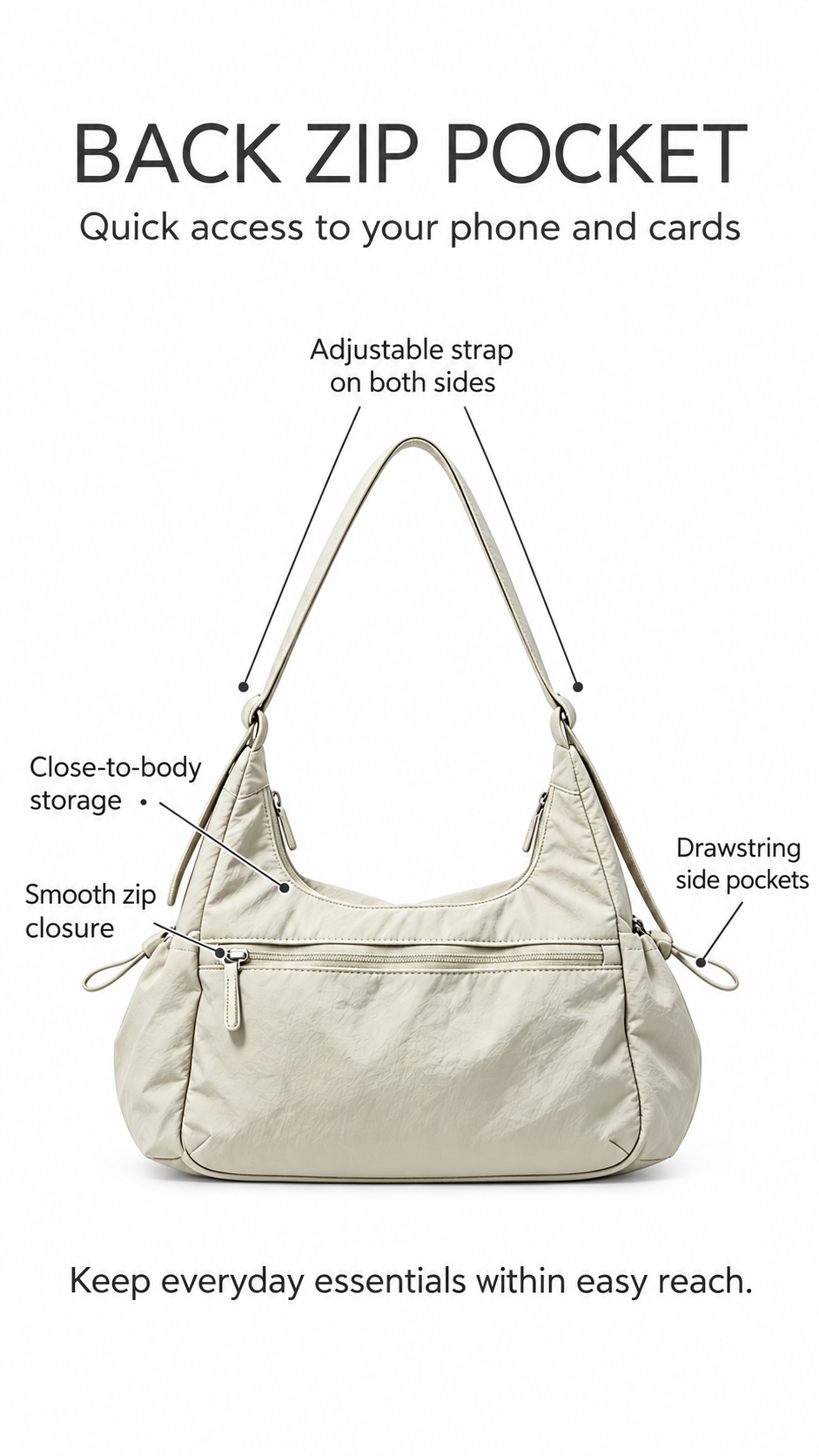 Romy Everyday Hobo Bag