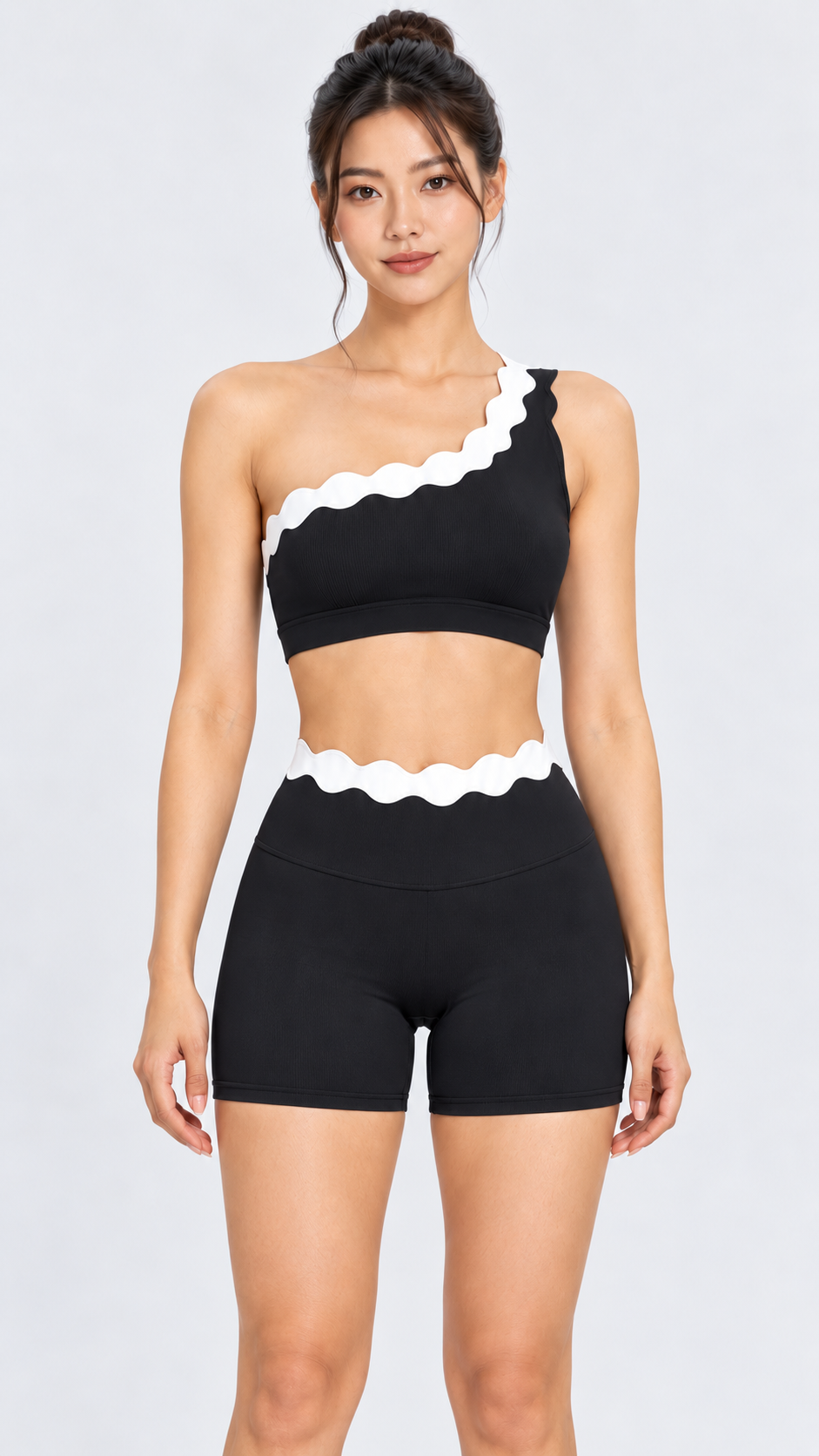 Ondine Scallop Tank & Shorts Set