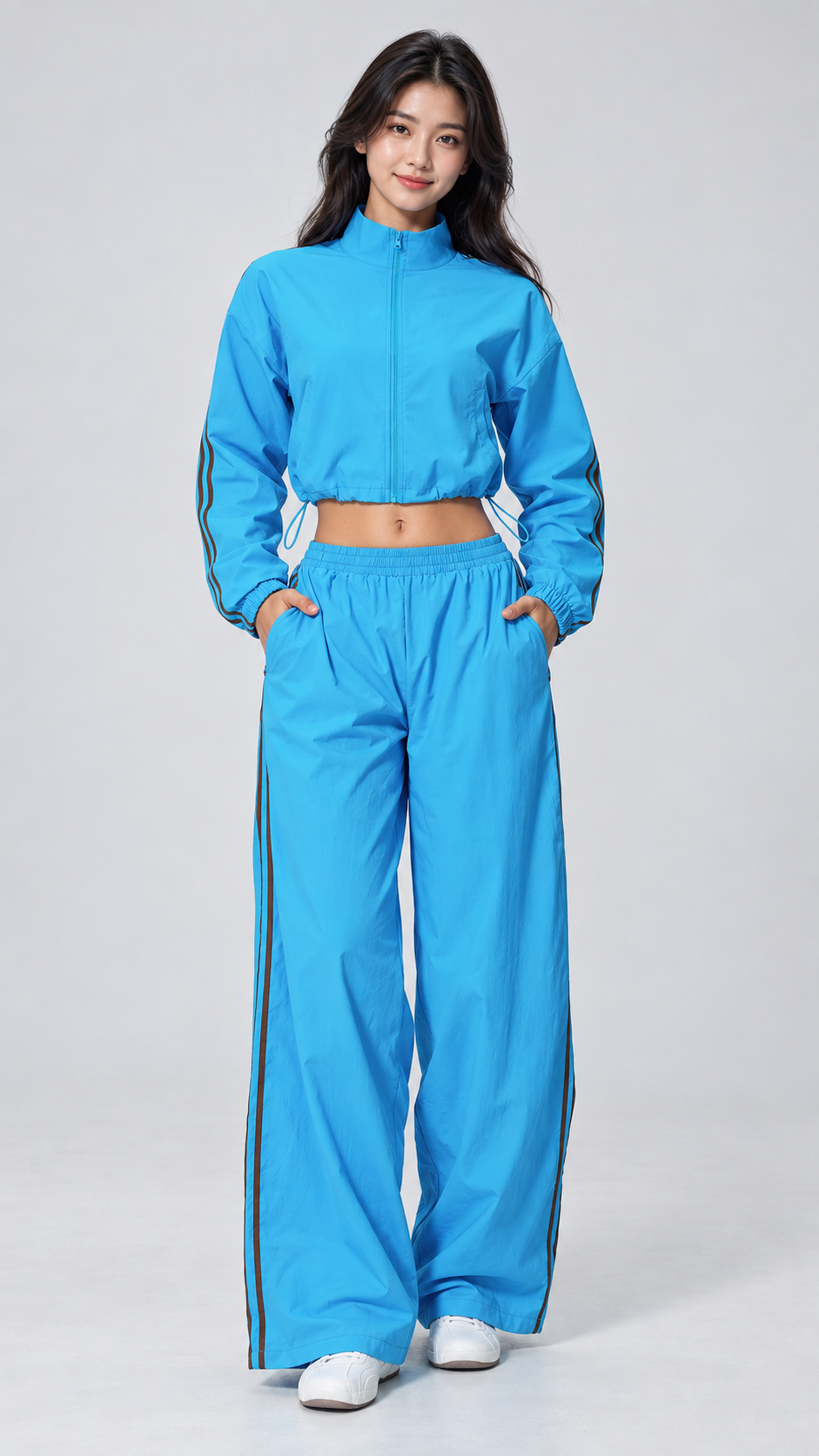 RALLY Contrast-Stripe Sports Pants