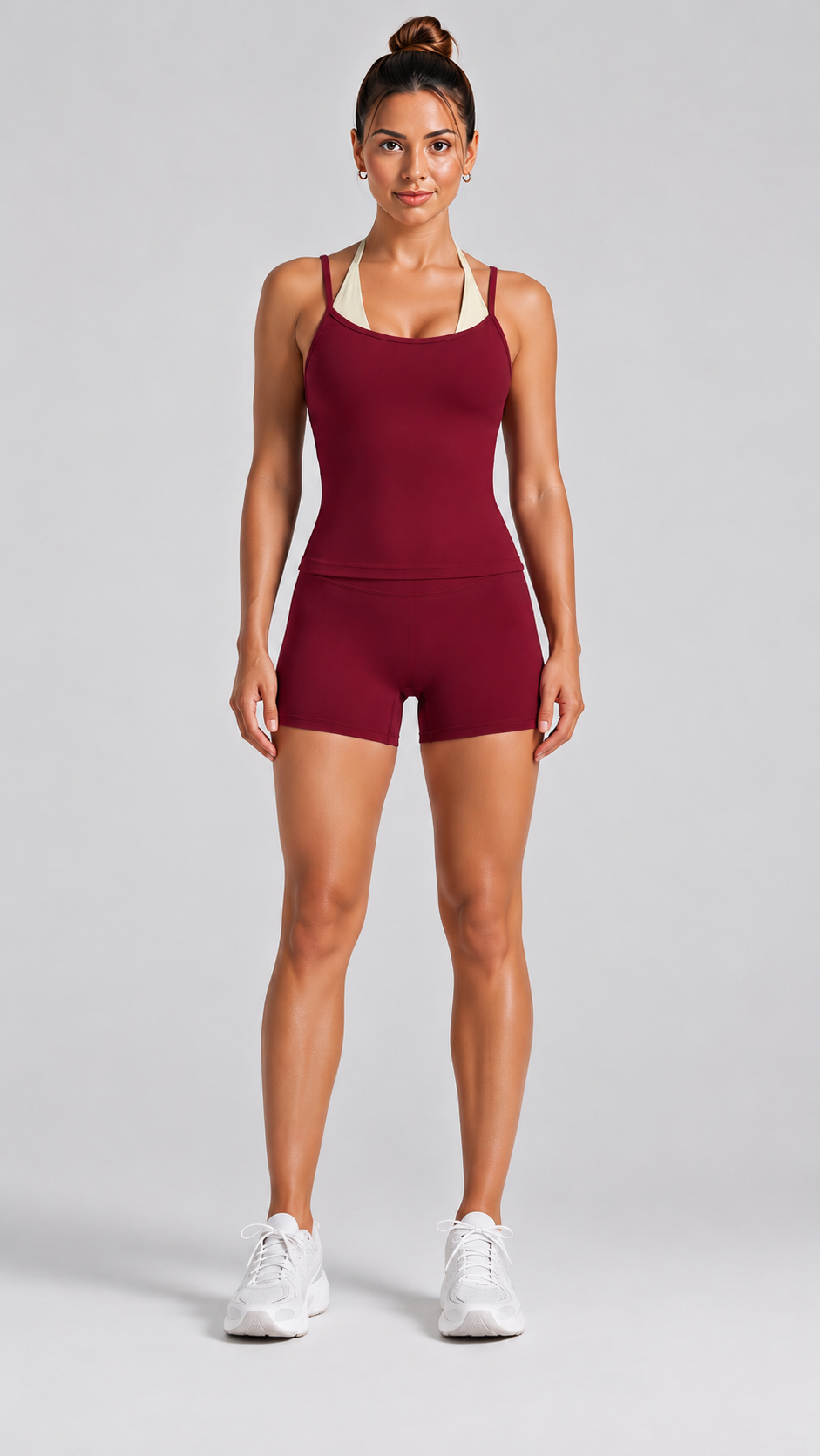 Vela Duo-Layer Tank Top Shorts Set
