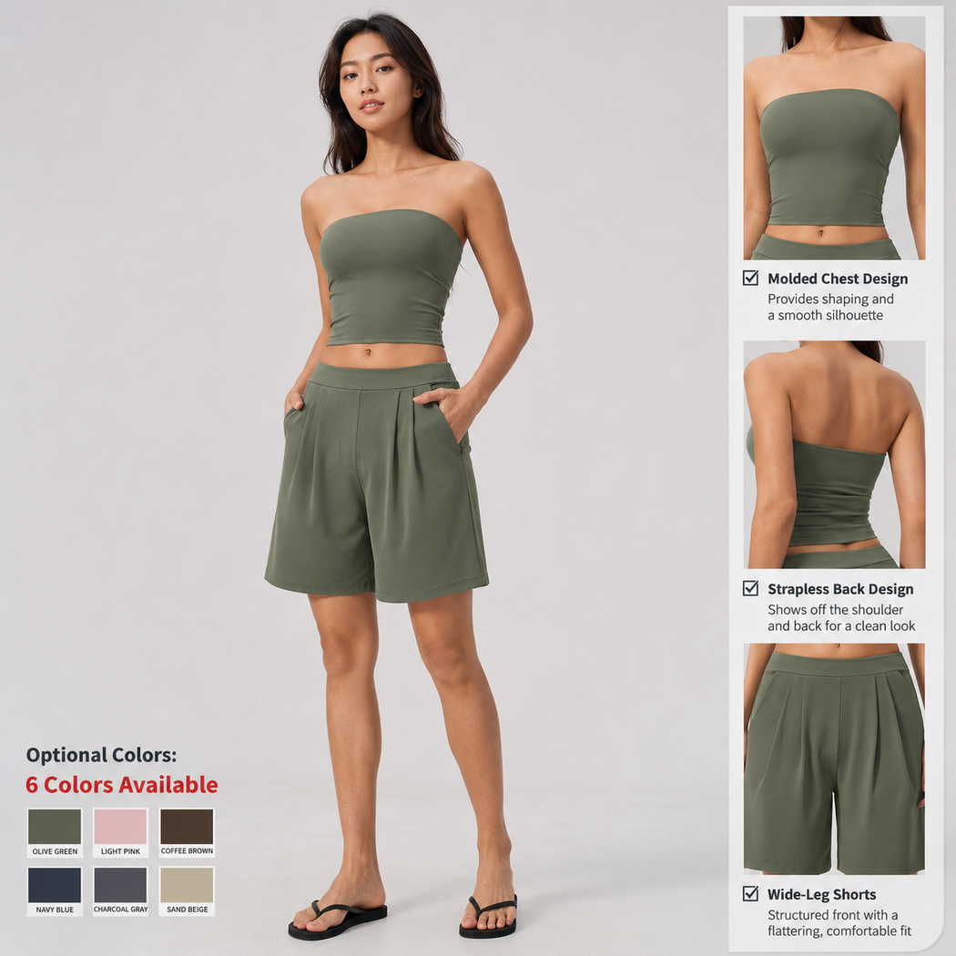Elio Wide-Leg Shorts