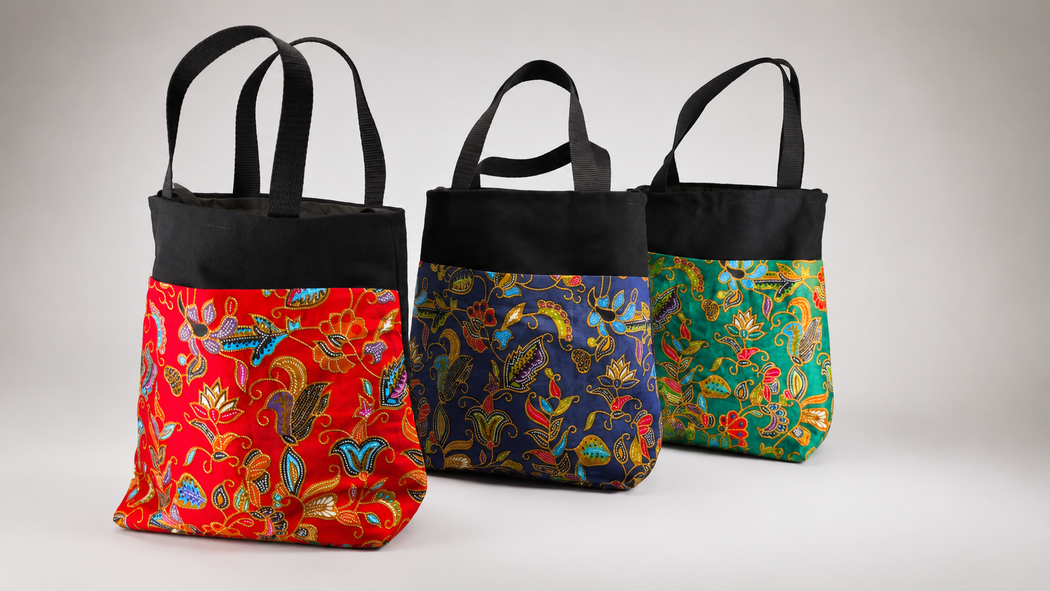 Peranakan Bloom 2-Way Tote