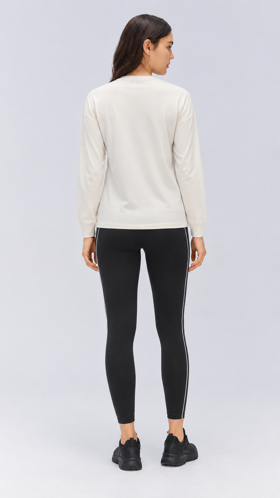 Nara Cotton-Rich Stretch Long Sleeve Top