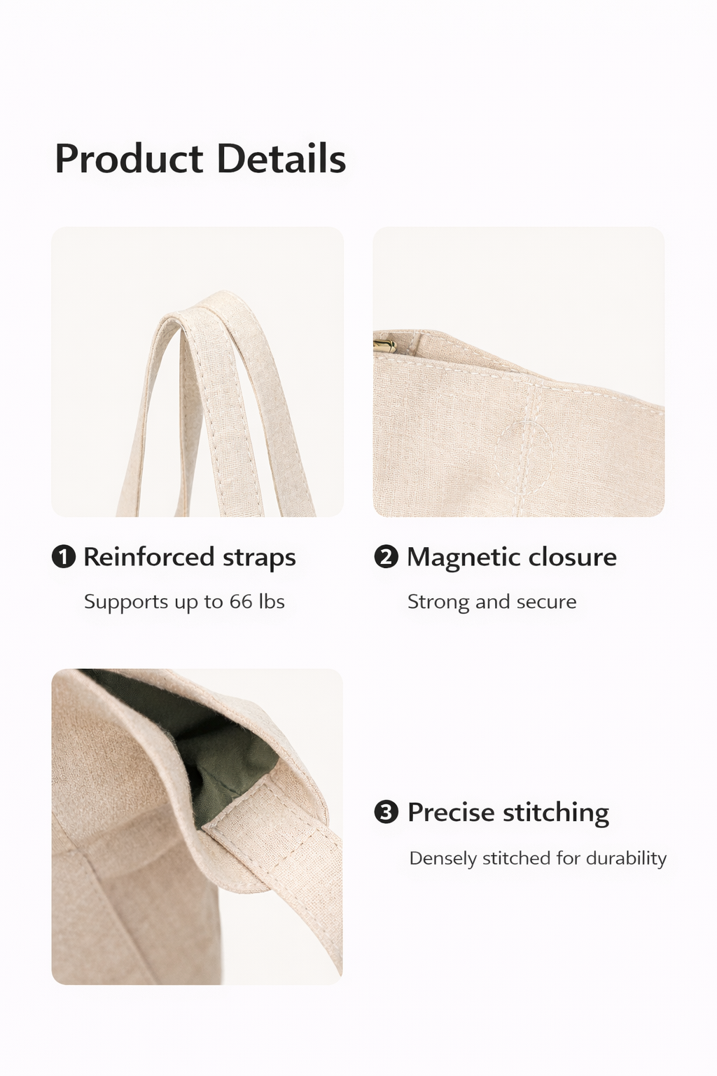 Ramie Carry Tote  Everyday Bag