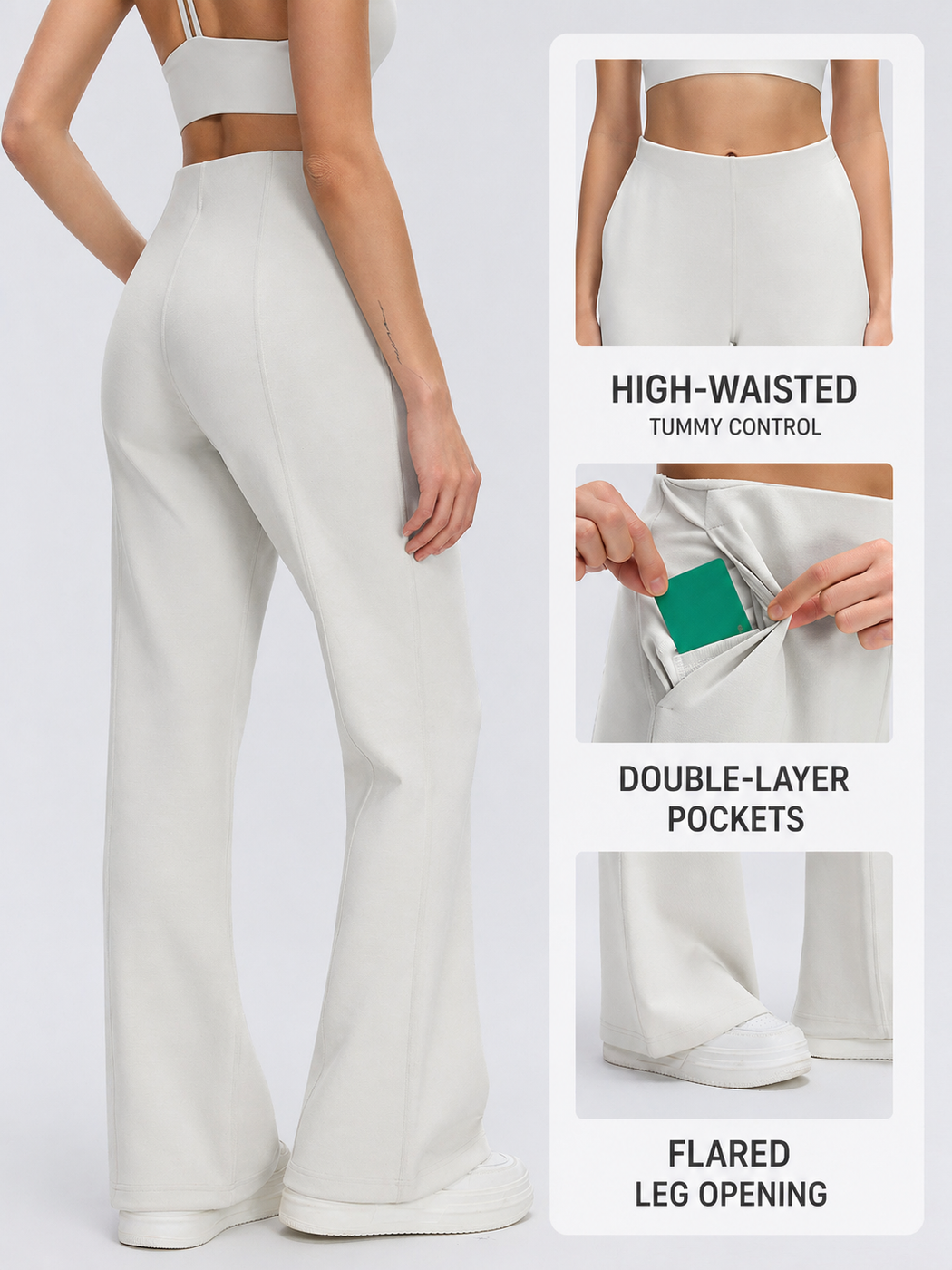 AirForm High-Waist Flare Pants