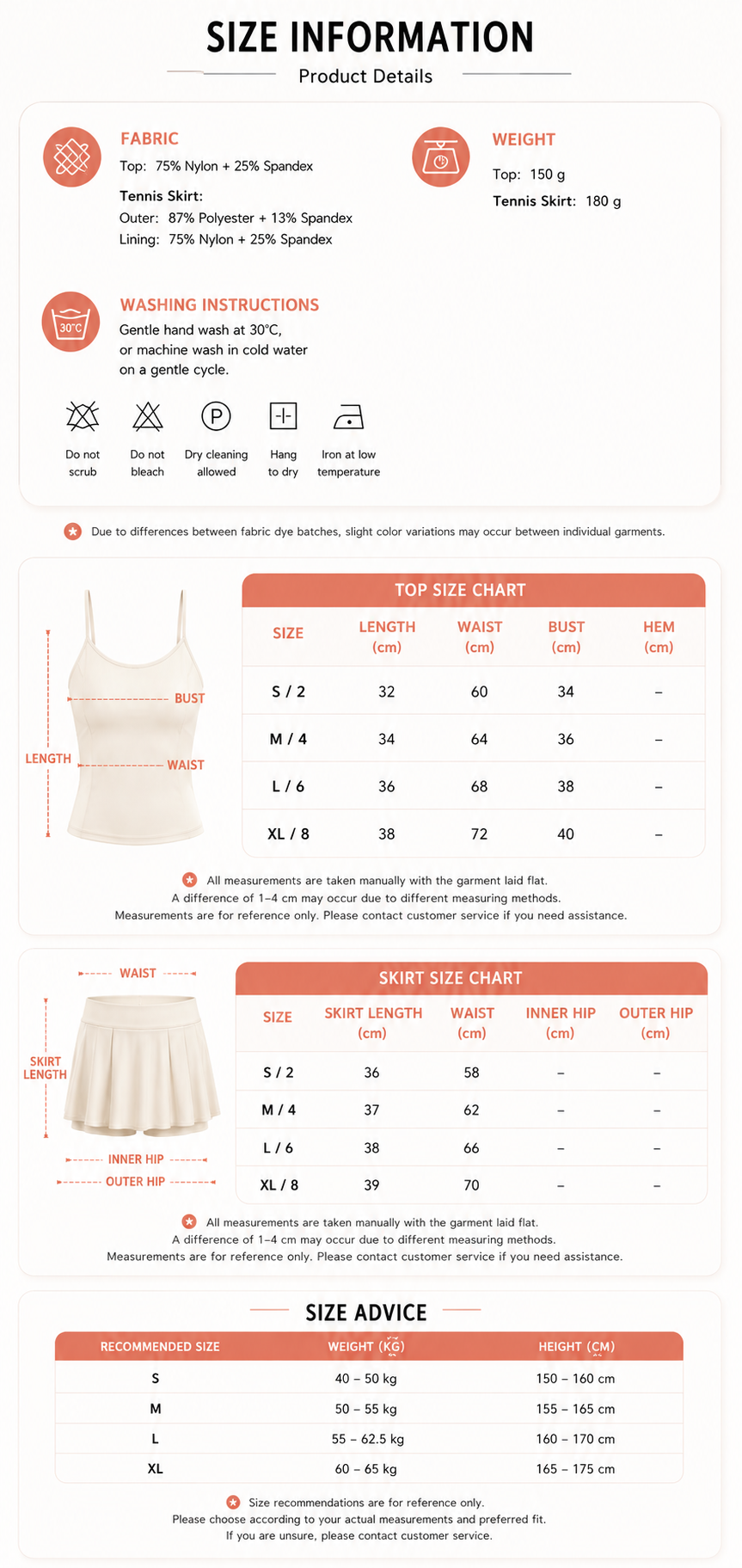 Lumiere Skort Set (Top & Bottom)