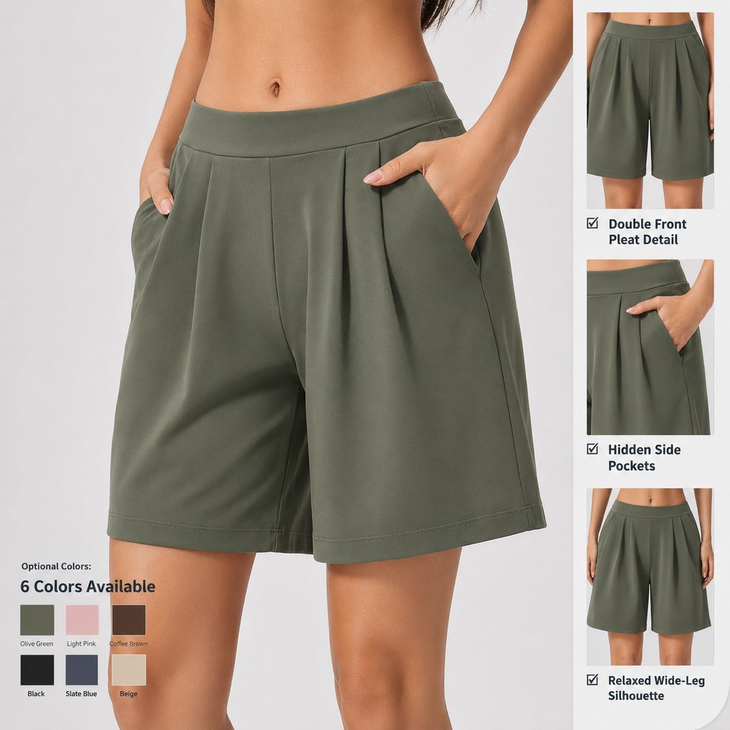 Elio Wide-Leg Shorts